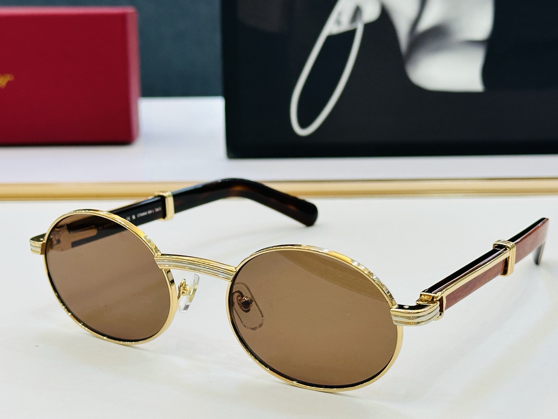 Cartie* 卡家 CT0464S 太阳镜 Size：55口22-145 工艺精湛气质十足！CC男女同