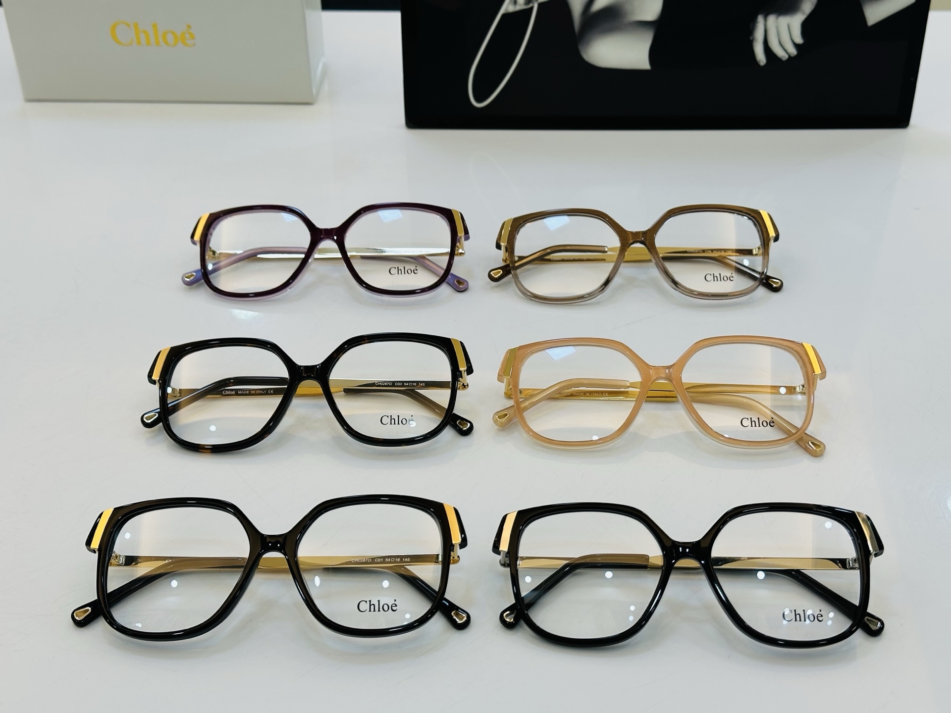 CHLOE 克罗伊 CH0287O Size：54口16-145 简单大方 📨🏖 独特个性设计 网红心头