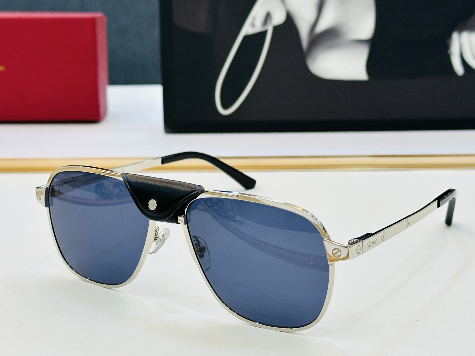 Cartie* 卡家 官网经典款 CT0165S Size：58口16-145 电镀工艺精湛大牌品质 配