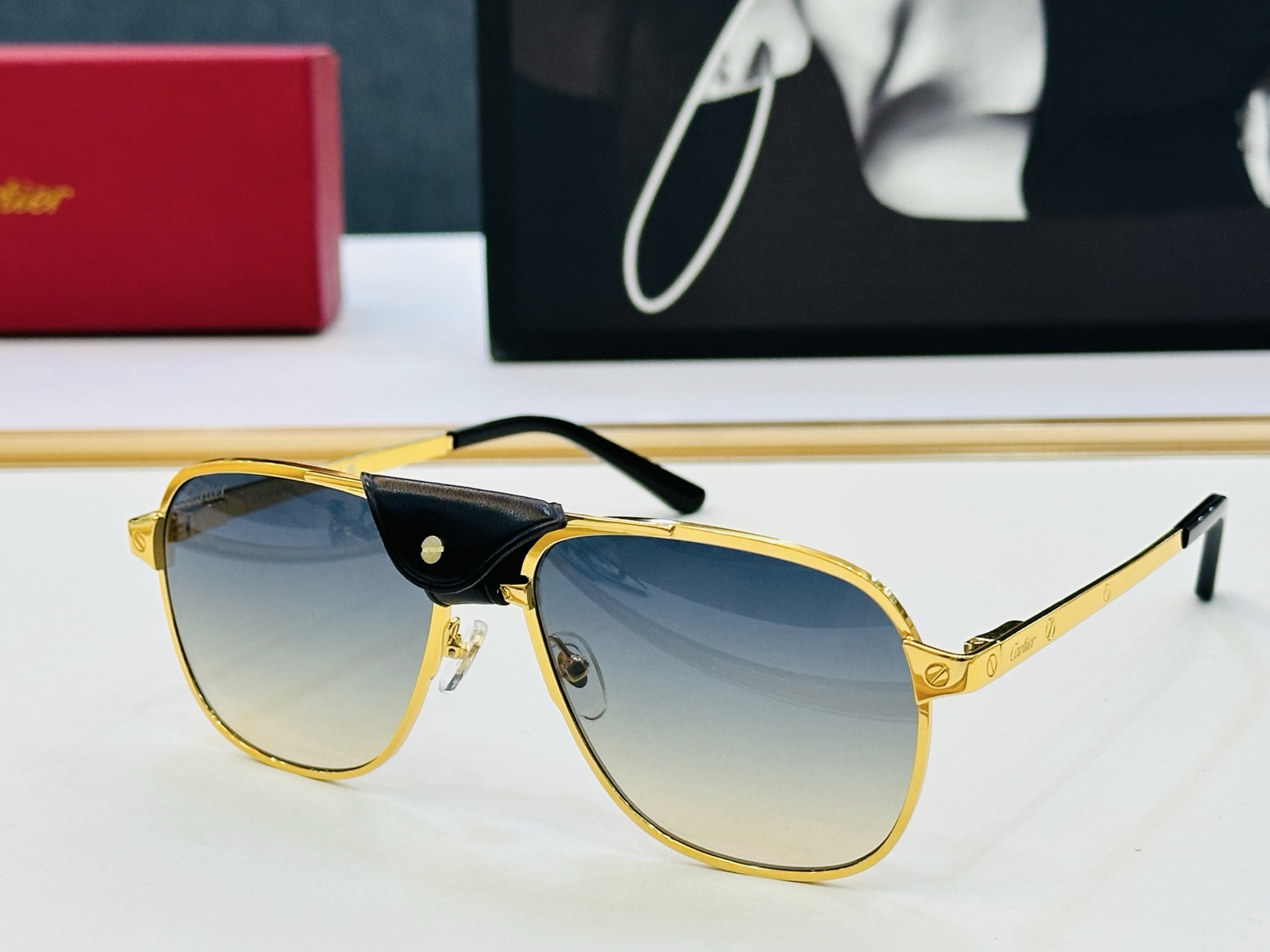 Cartie* 卡家 官网经典款 CT0165S Size：58口16-145 电镀工艺精湛大牌品质 配