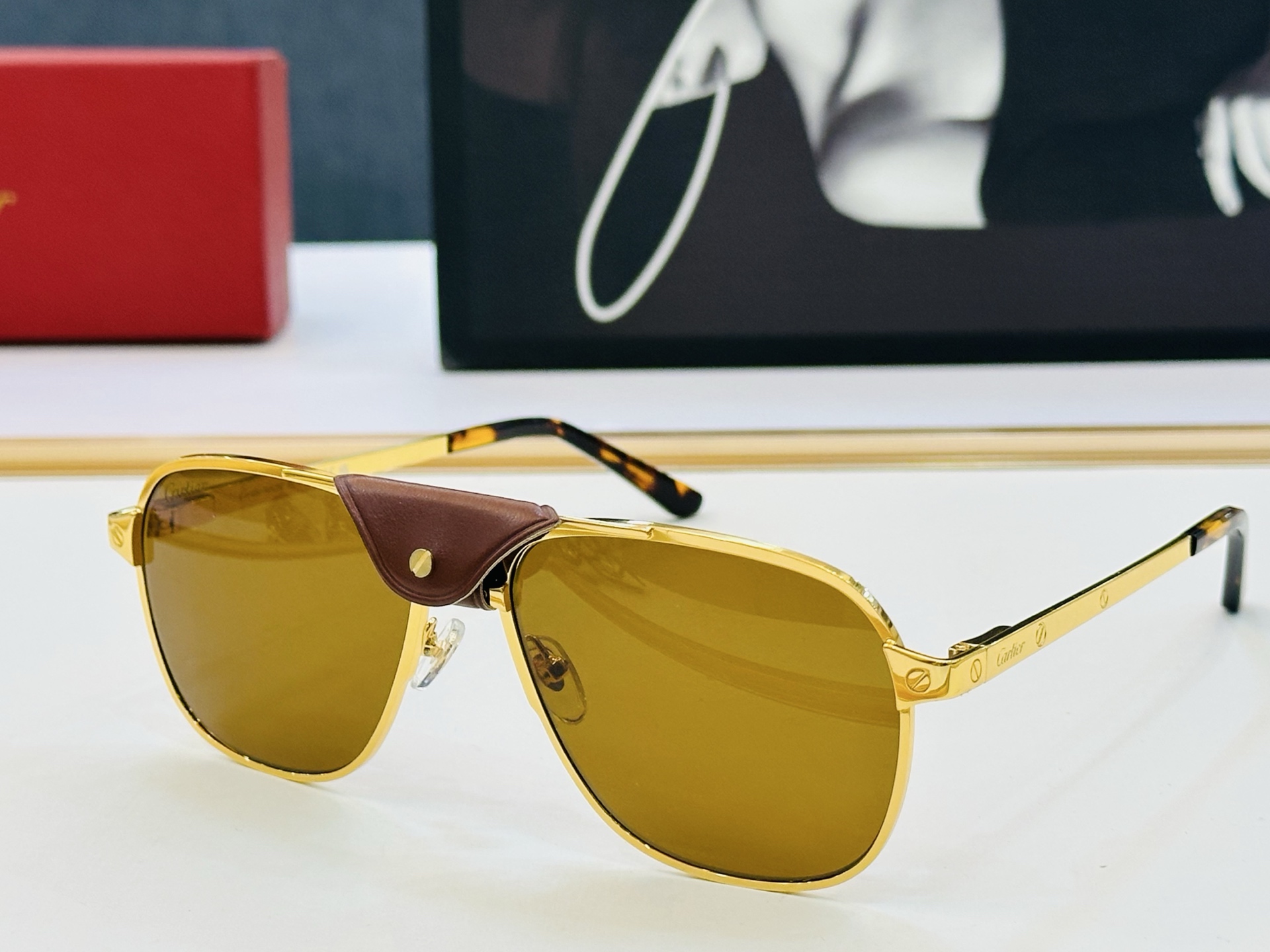 Cartie* 卡家 官网经典款 CT0165S Size：58口16-145 电镀工艺精湛大牌品质 配