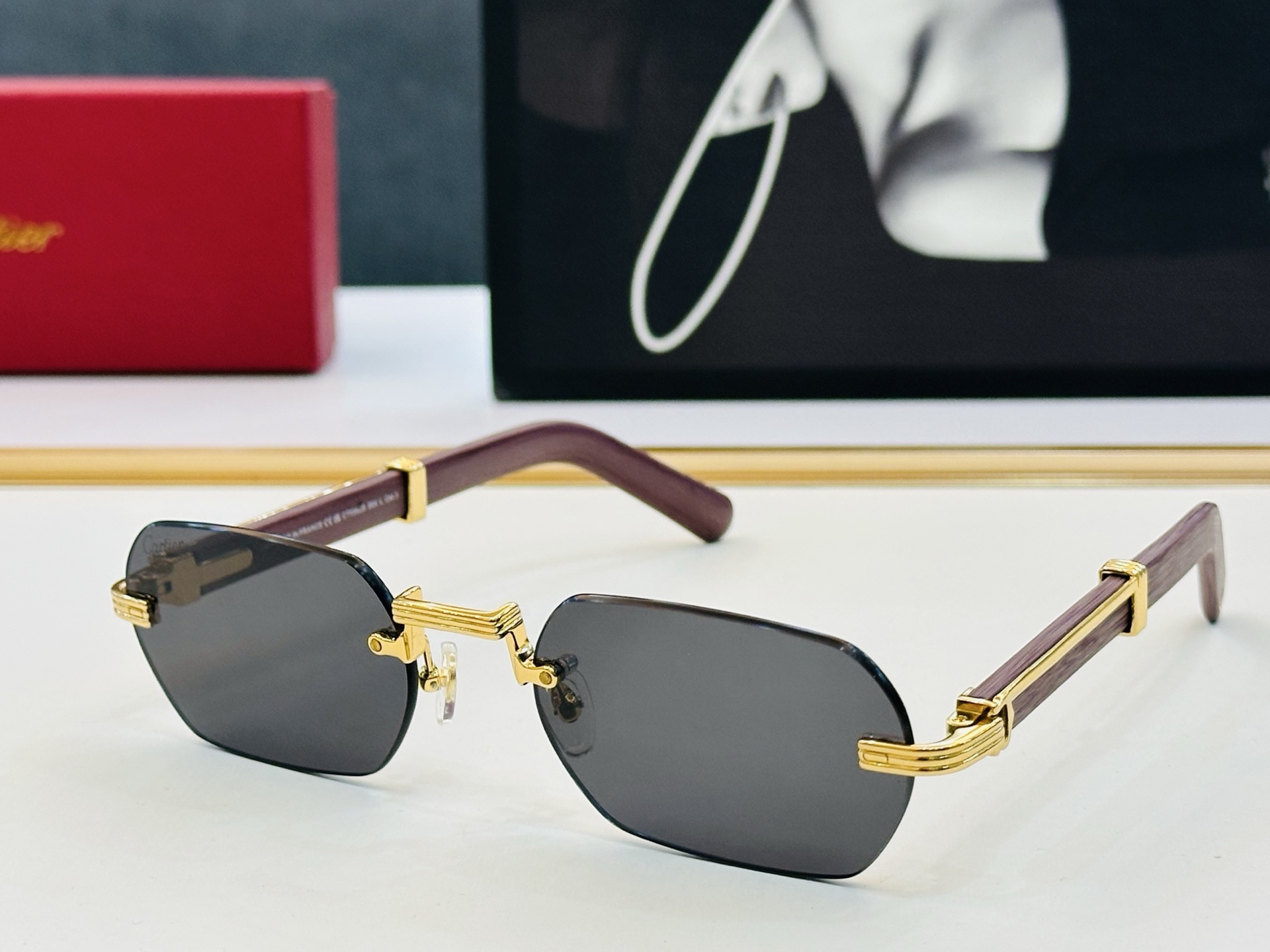 新款 Cartier 卡家 MODEL: CT0362S Size：54口21-145 高品质 品牌标志