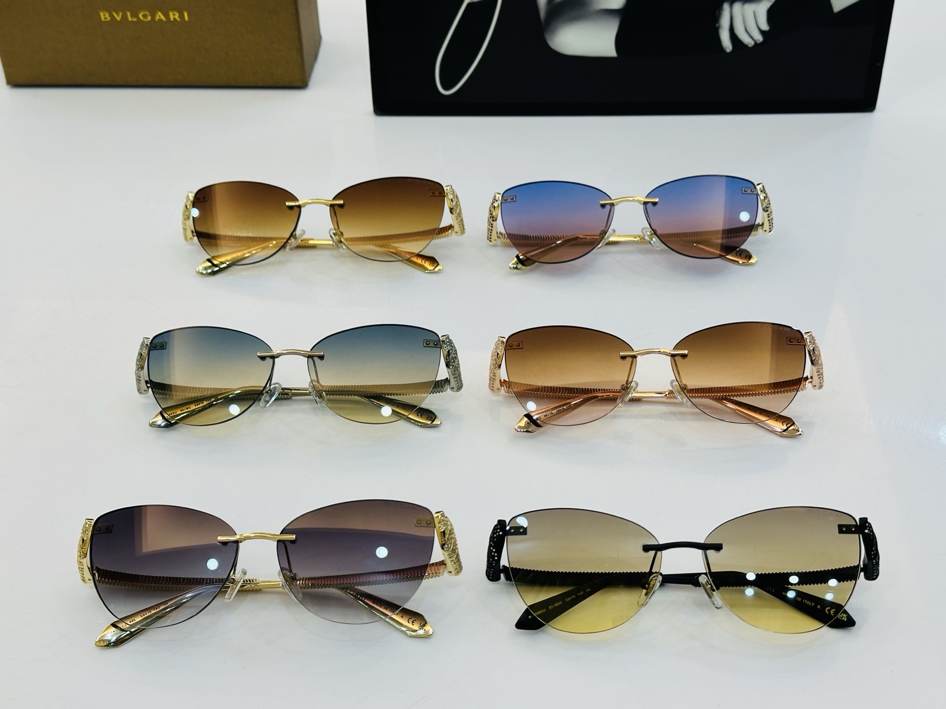 🆕款 官网同售 宝格家 BV40065U 👍 Size ：59口15-145 绝对要买😎品质非常完美 C