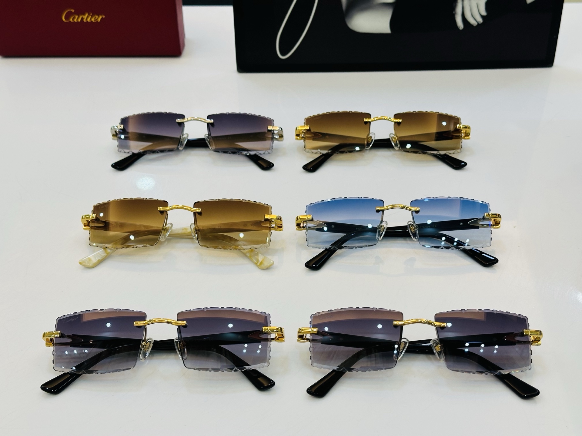 Cartie* 卡家 CT0049 太阳镜 Size：55口18-140 工艺精湛气质十足！A男女同款 