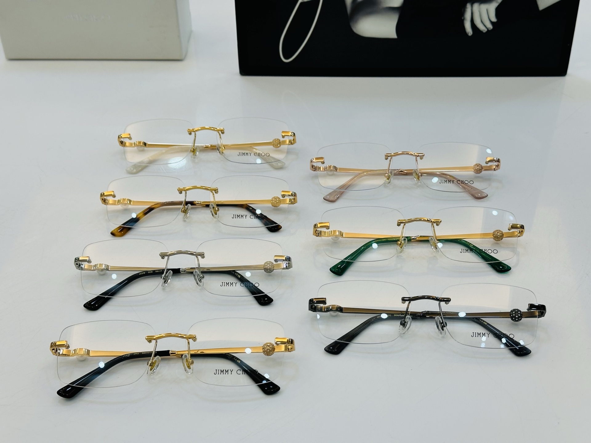 🆕 〖JIMMY CHO*/吉米家 MODEL: JC519 Size：58口17-143 🧤🧤将引发又