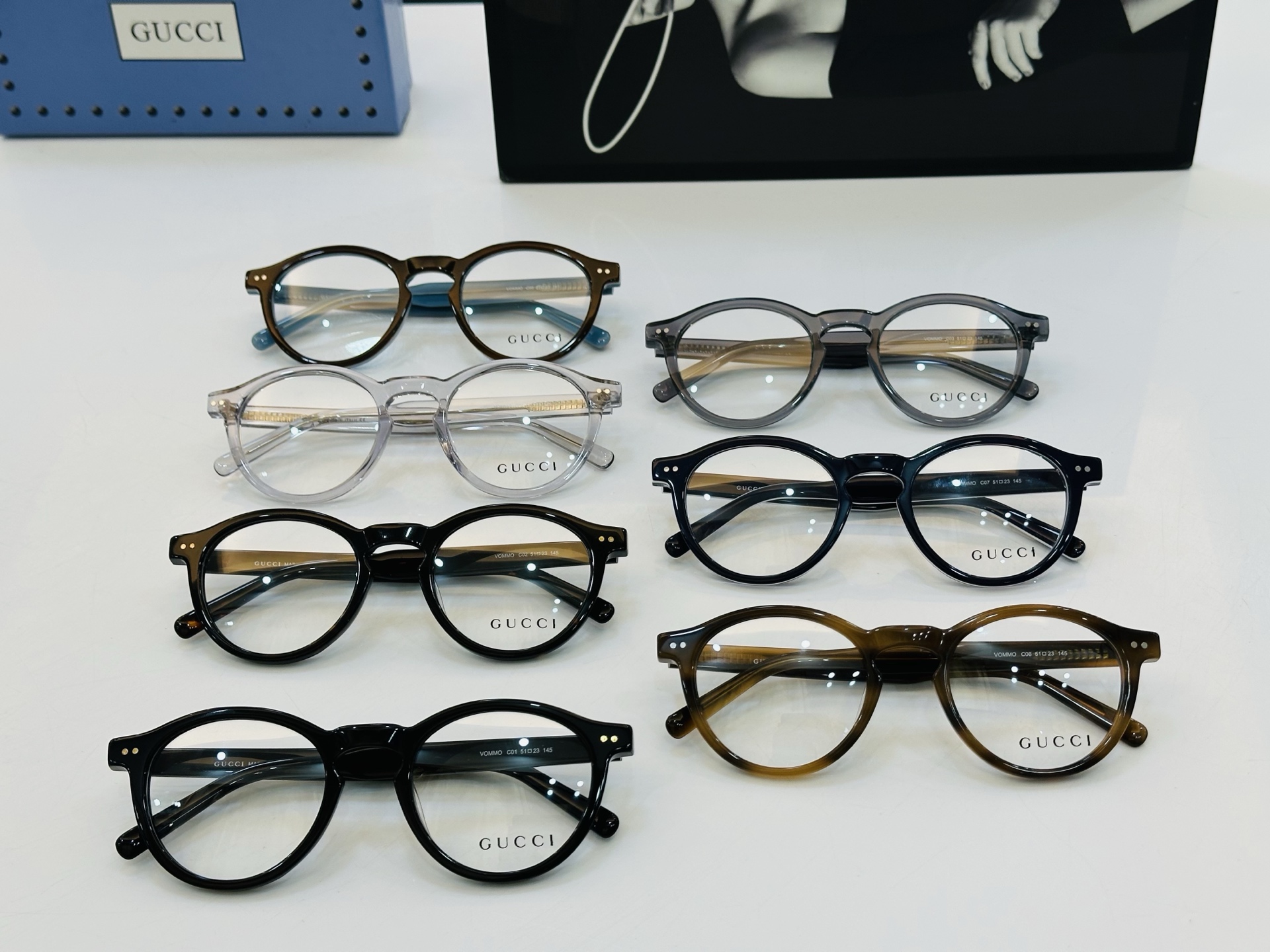 🆕古家 VOMMO Size：51口23-145 🕶🕶💋高品质 L品质优良 配光镜