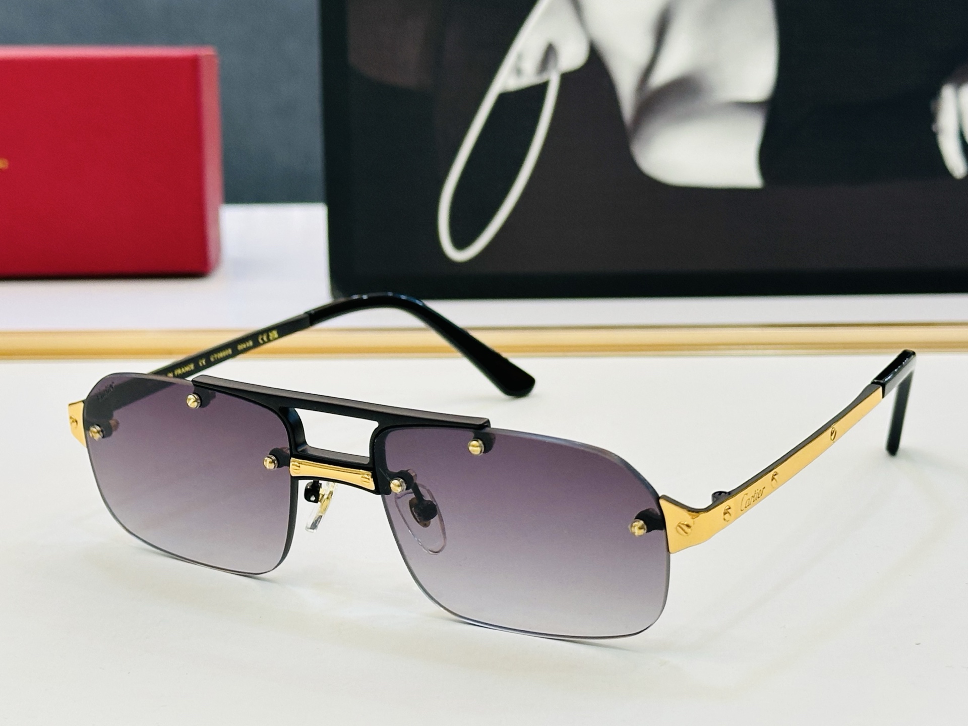 Cartie* 卡家 CT0660S 太阳镜 Size：57口19-143 工艺精湛气质十足！X男女同款