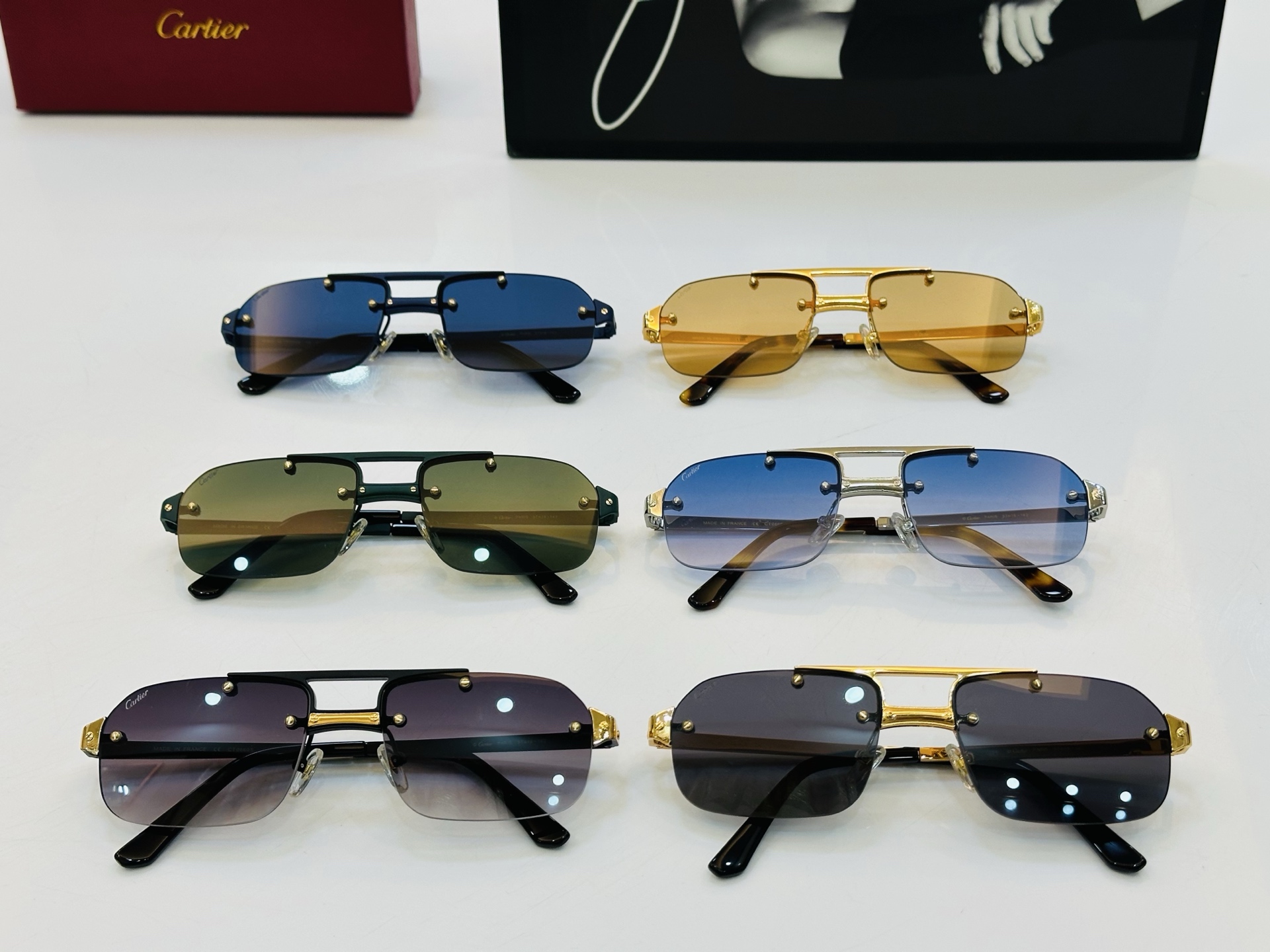 Cartie* 卡家 CT0660S 太阳镜 Size：57口19-143 工艺精湛气质十足！X男女同款