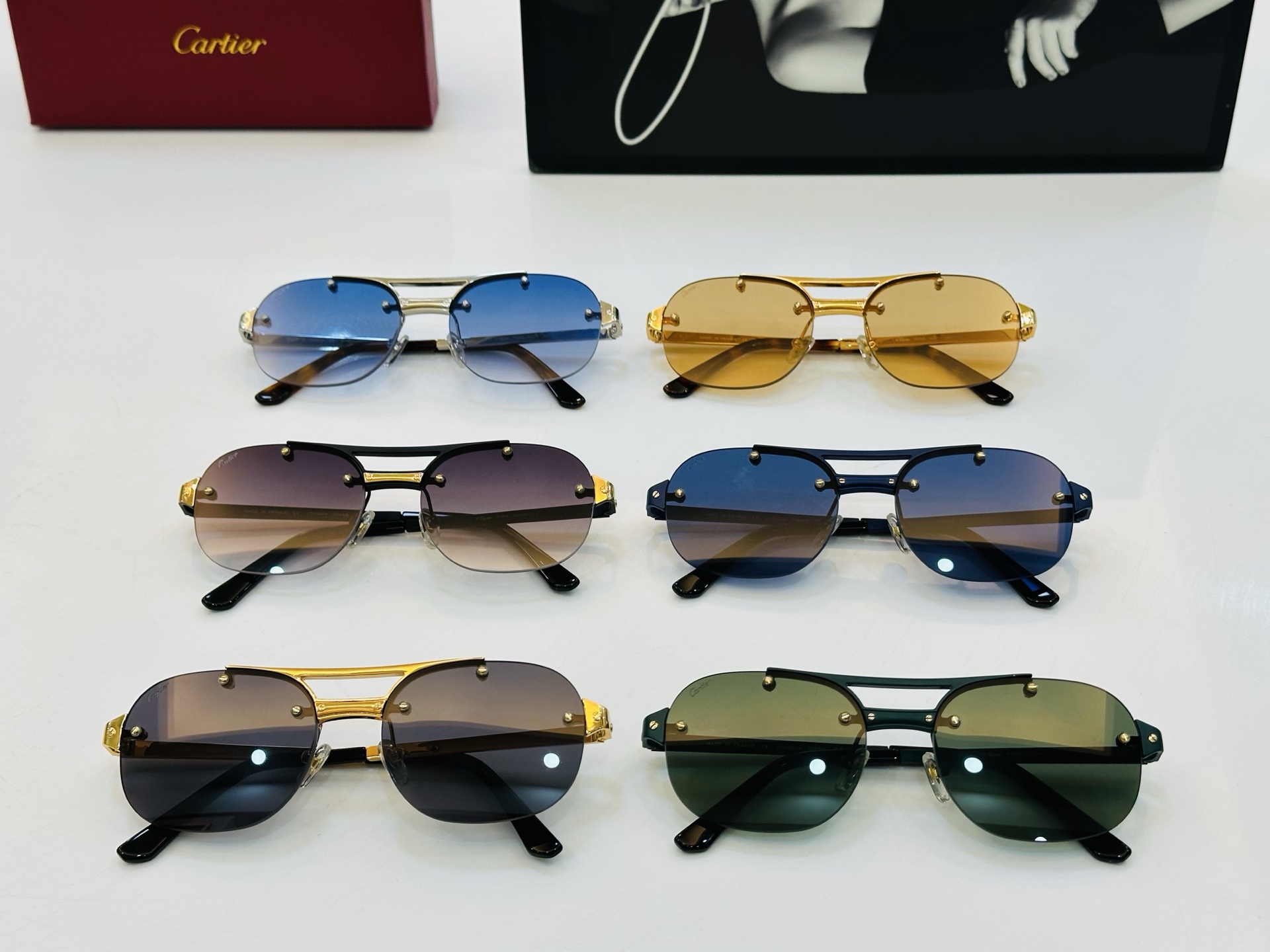 Cartie* 卡家 CT00676 太阳镜 Size：56口18-143 工艺精湛气质十足！X男女同款