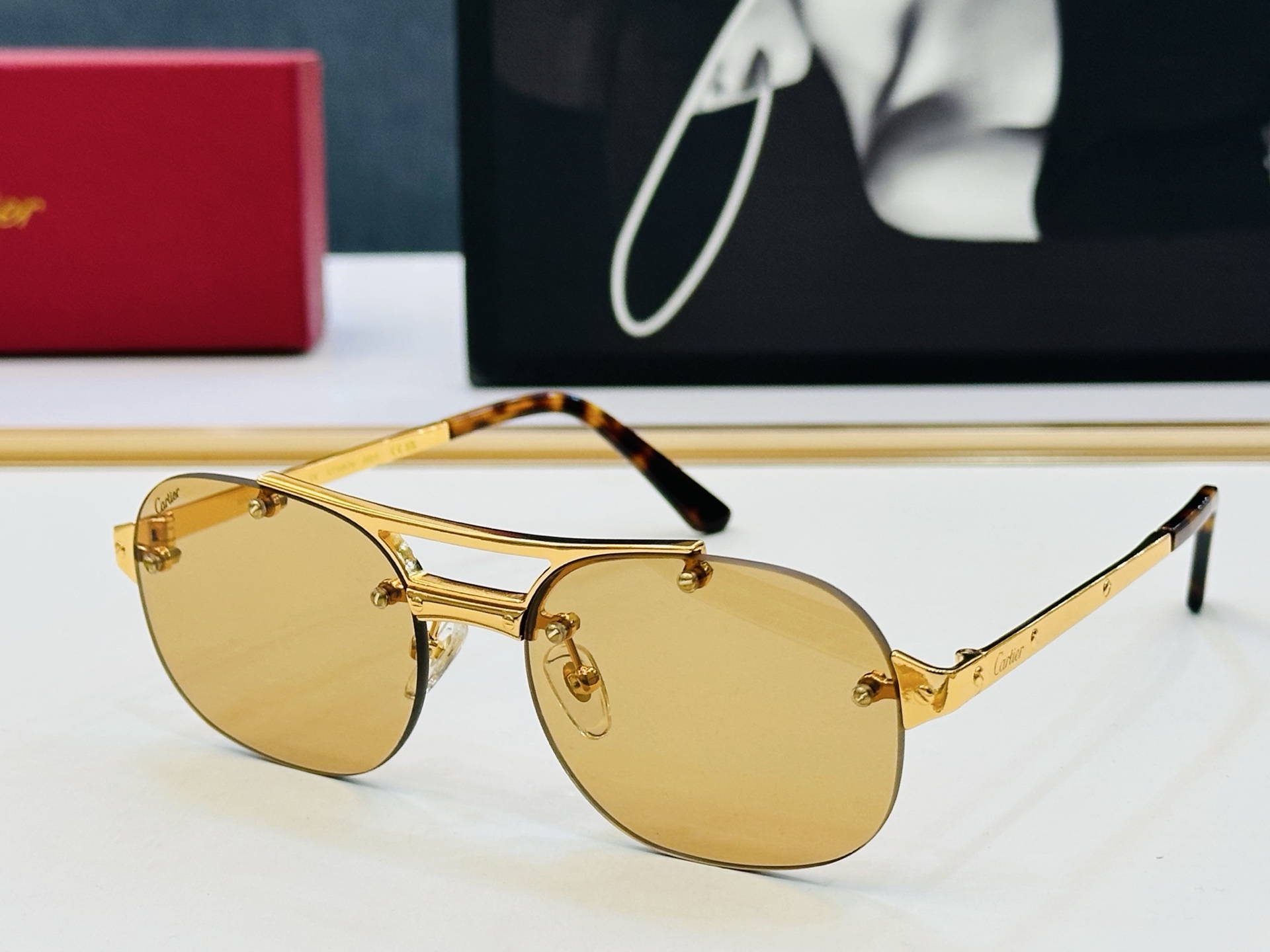Cartie* 卡家 CT00676 太阳镜 Size：56口18-143 工艺精湛气质十足！X男女同款