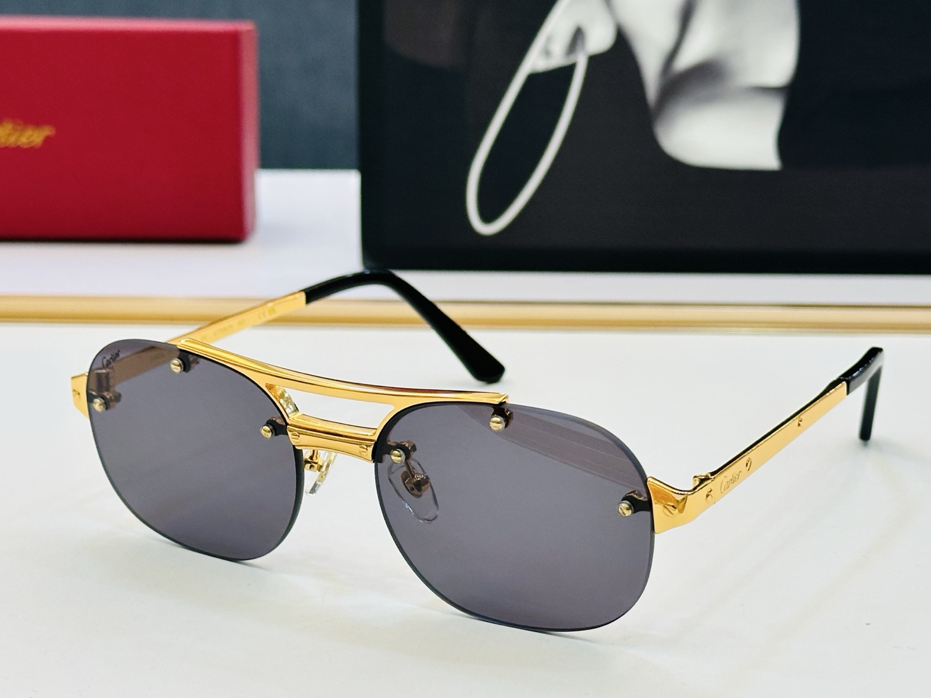 Cartie* 卡家 CT00676 太阳镜 Size：56口18-143 工艺精湛气质十足！X男女同款