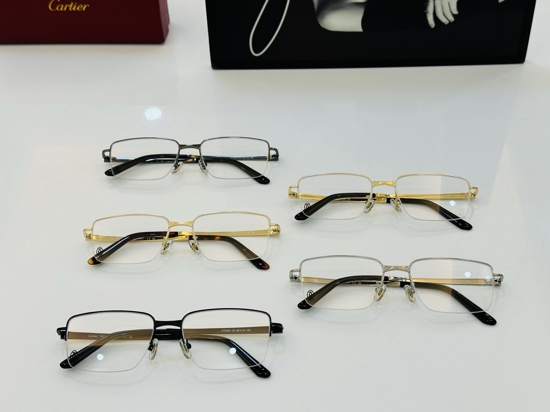 Cartier-卡家 ✨CT0554 Size：56口18-145 不挑脸型 简约大气 时尚休闲 👌👃Z