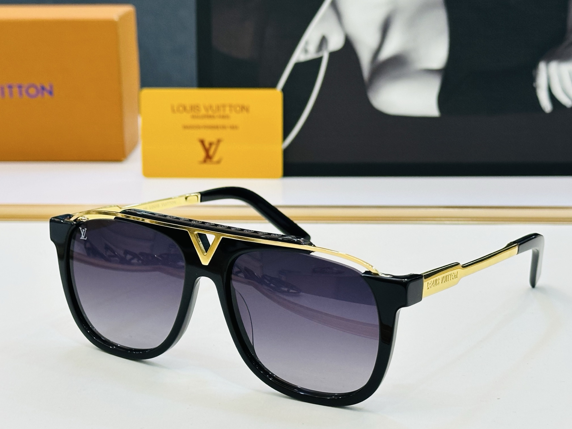 🆕🔺LOUIS VUITTO*🔻路易家 Z0938E 金属框架 方形款男款墨镜 size: 54口18-