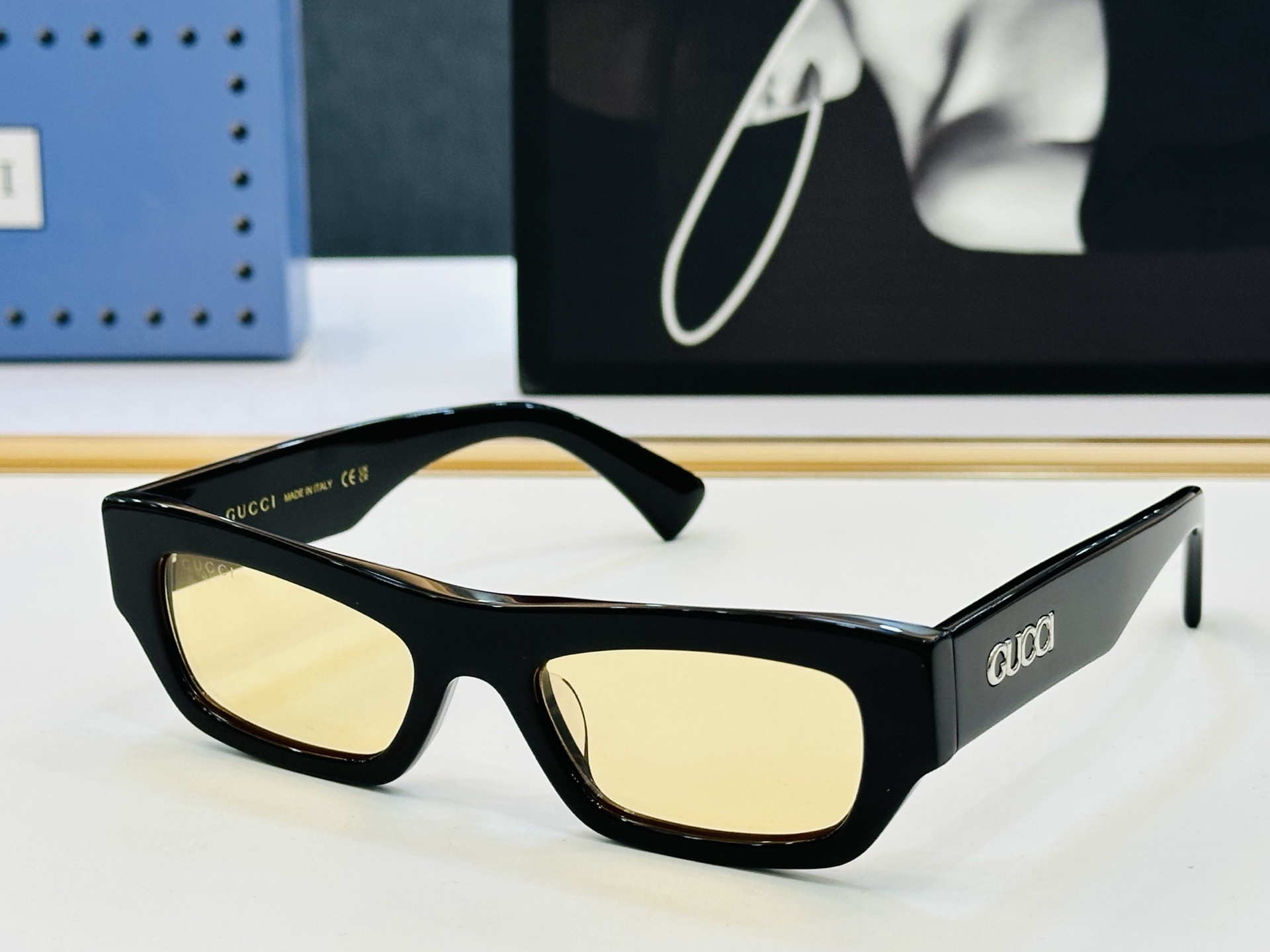 🔺GUCC*🔻 古家GG1839S Size：52口19-145 原版墨镜搭配镜框🔝🔝时尚靓丽 1S 个