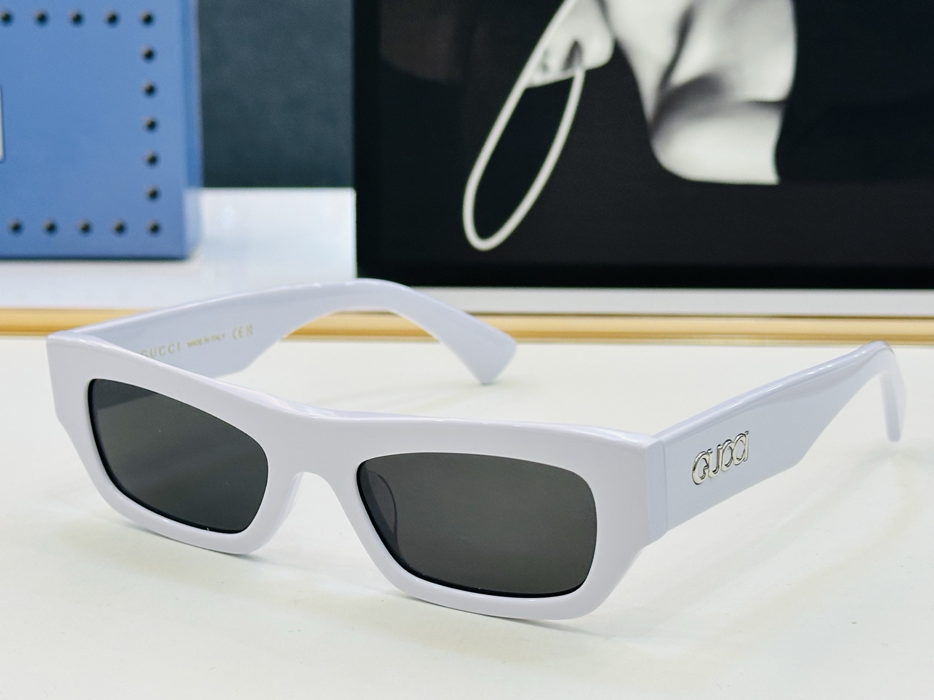 🔺GUCC*🔻 古家GG1839S Size：52口19-145 原版墨镜搭配镜框🔝🔝时尚靓丽 1S 个