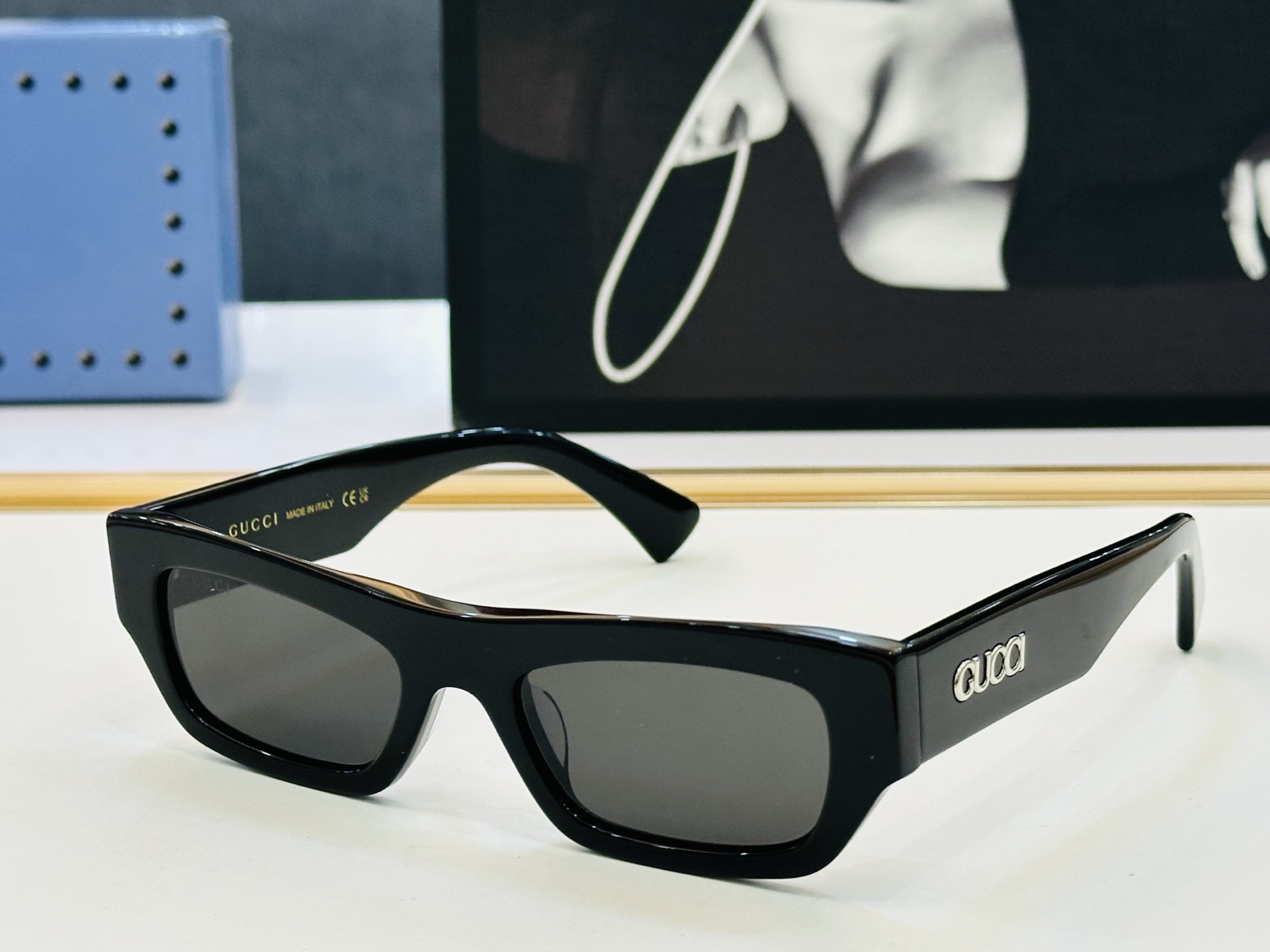 🔺GUCC*🔻 古家GG1839S Size：52口19-145 原版墨镜搭配镜框🔝🔝时尚靓丽 1S 个