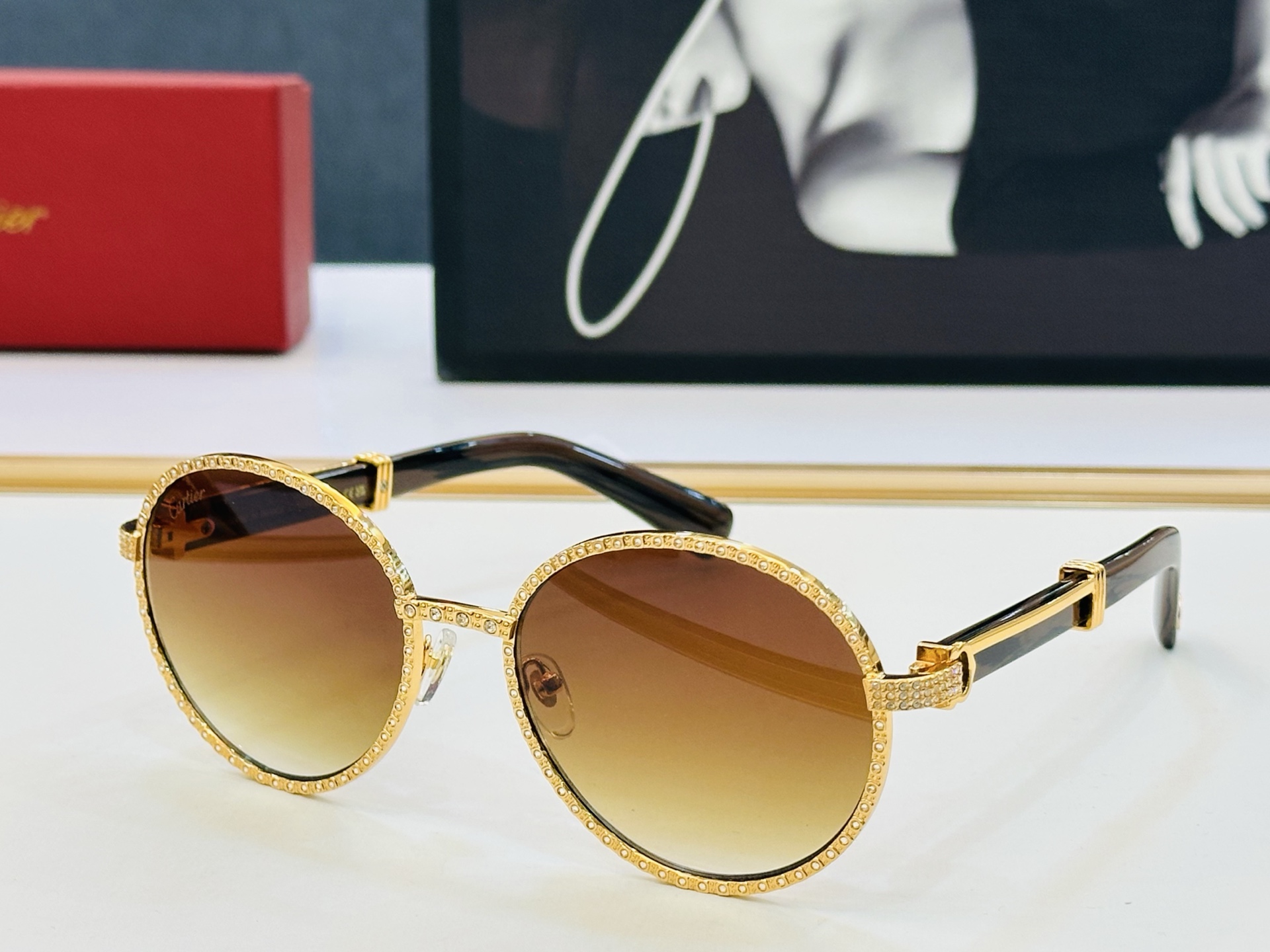 新款 Cartier 卡家 MODEL: CT0699 Size：59口20-145 高品质 品牌标志性