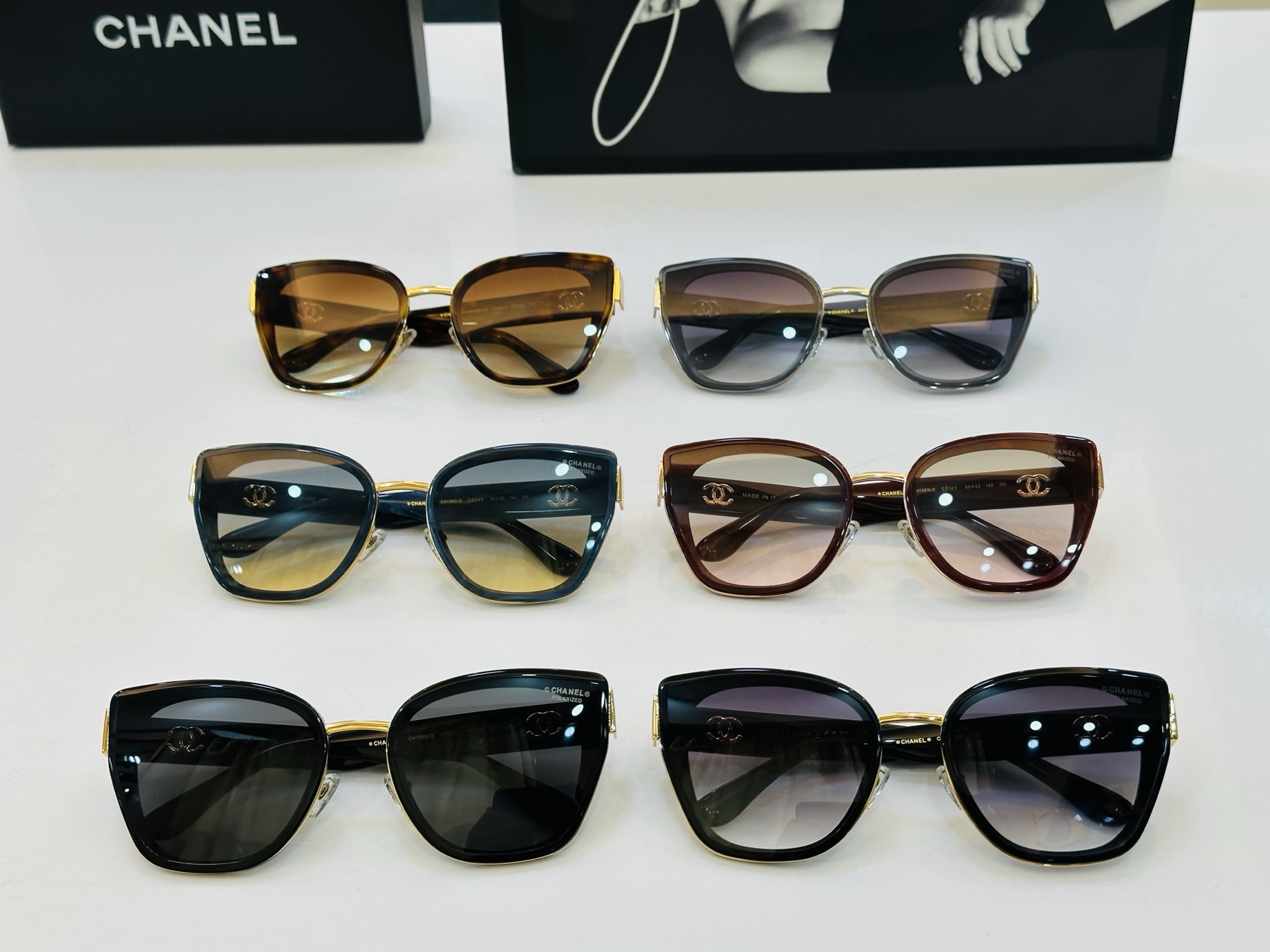 🆕 【CHANE*/香家】MODEL:CH1583 Size：53口23-142 💅🏻💓D太阳镜