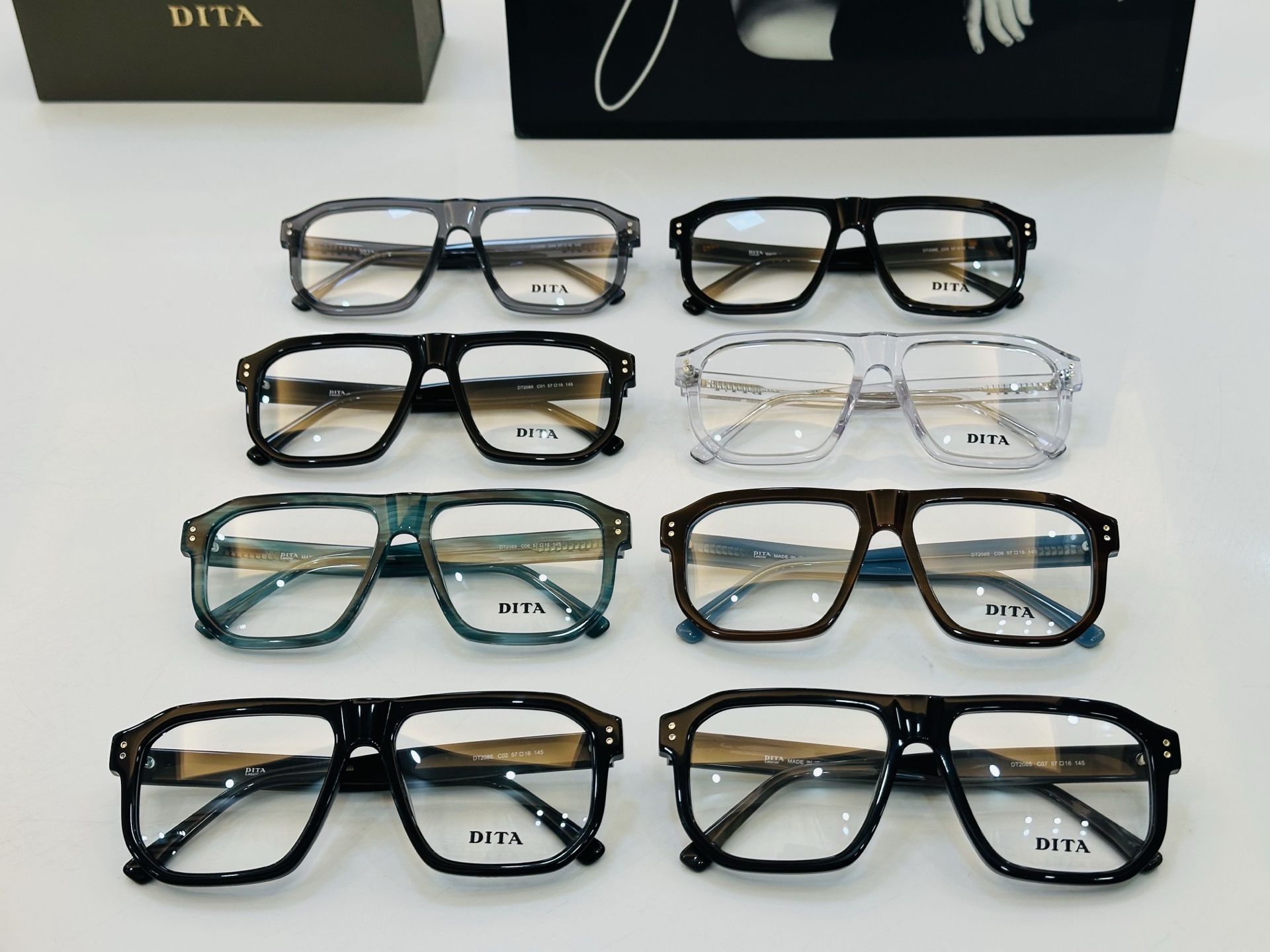 官网款 DlT* 迪塔 DT2085 Size：57口16-145 意大利最新 得意][得意]大气 🕶L