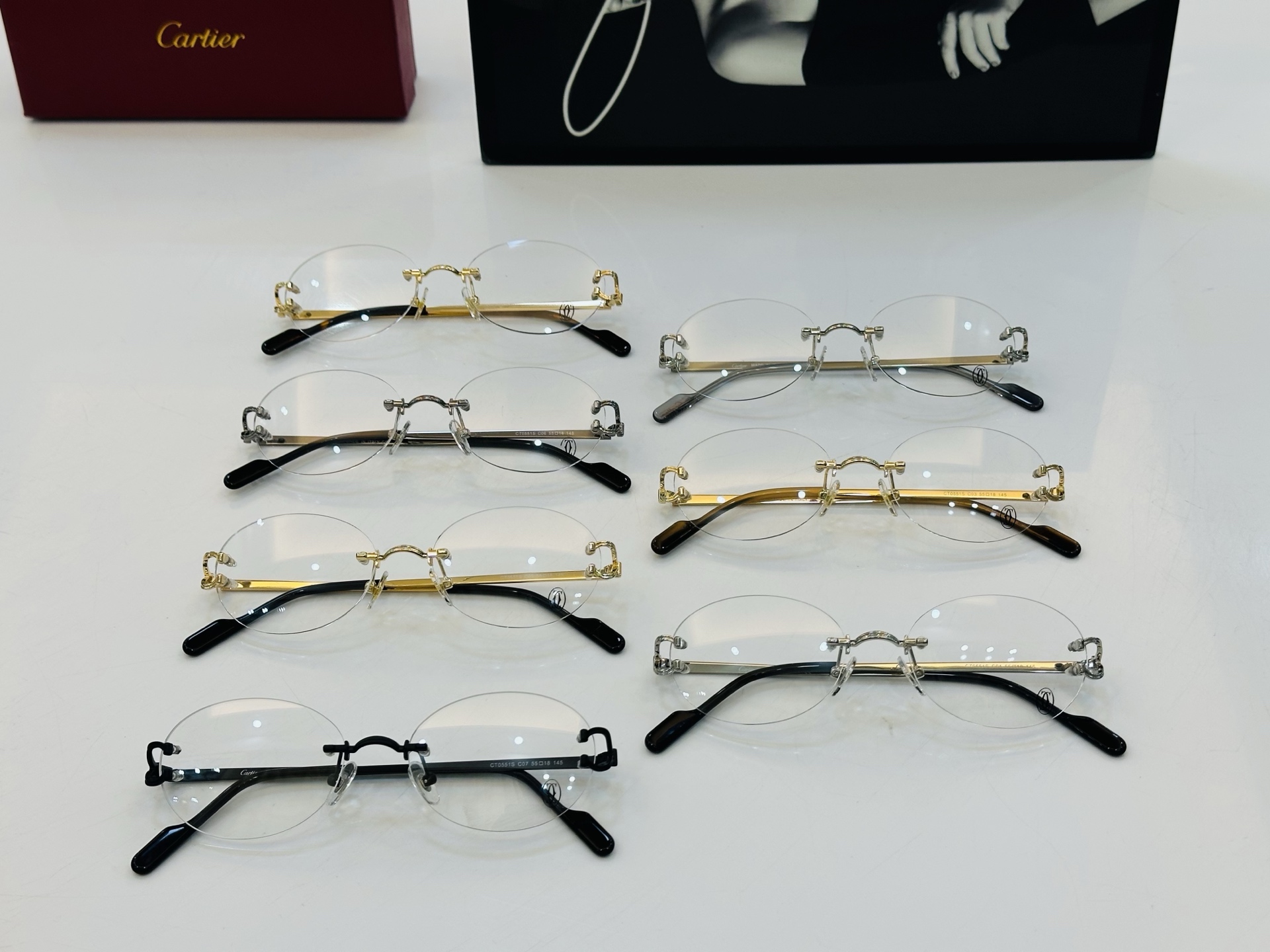 Cartie* 卡家 太阳镜 CT0551S Size：55口18-145 电镀工艺精湛气质十足！L男女