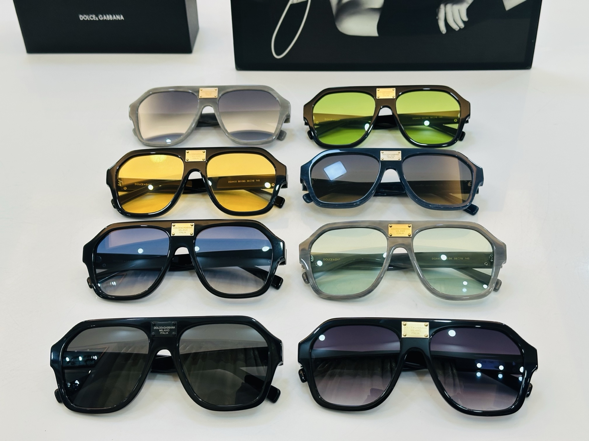 🆕 官网款 🔺DOLCE&GABBAN*🔻DG4433 Size：56口18-145 新颖独特🔝🔝L美艳