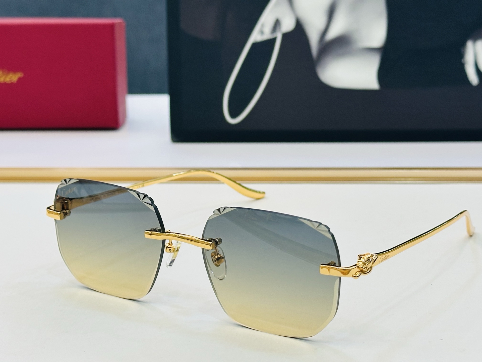 🆕 原版Cartie* 卡家 官网经典款 太阳镜 CT0731S Size：58口17-137 电镀工艺