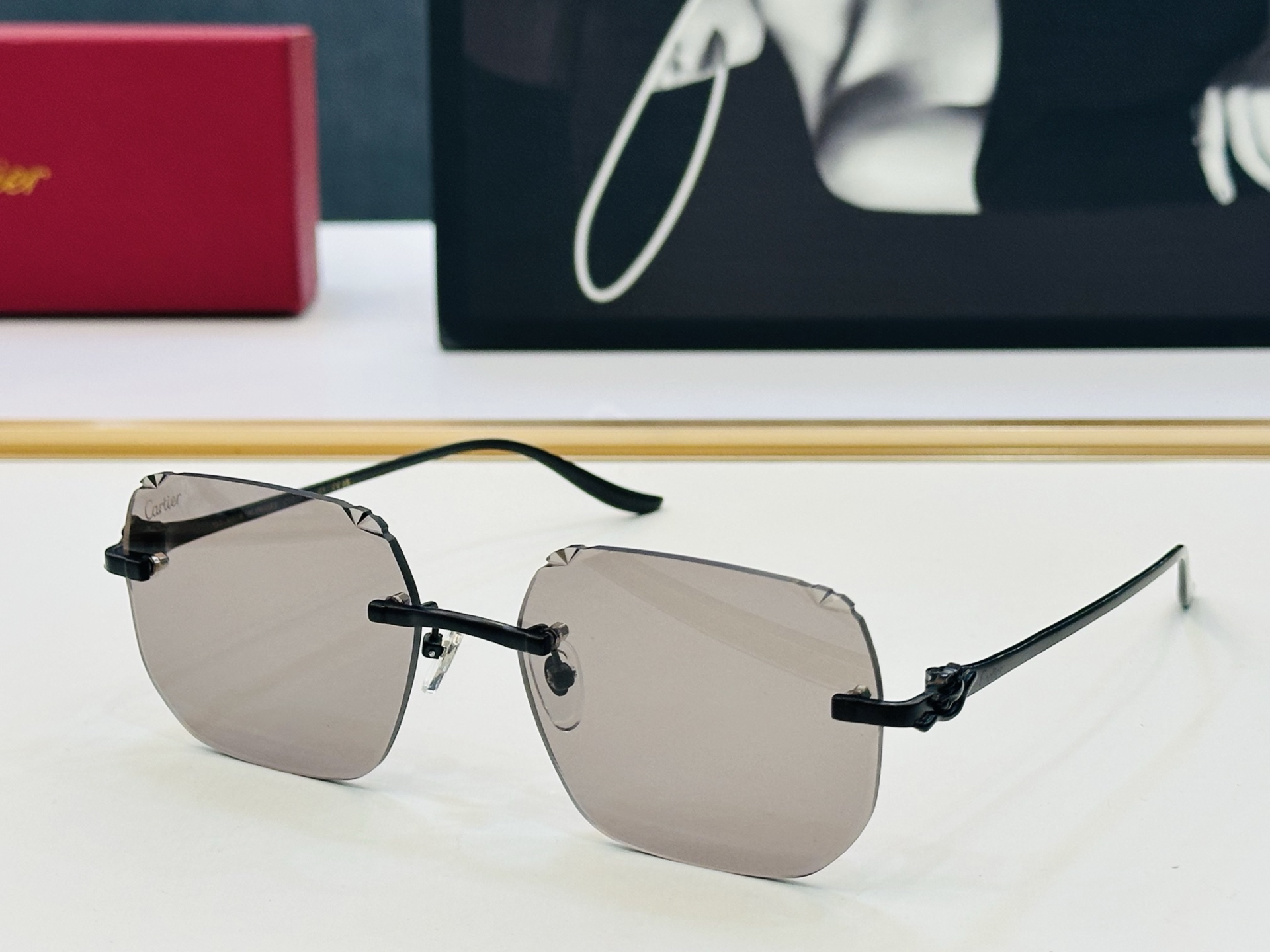 🆕 原版Cartie* 卡家 官网经典款 太阳镜 CT0731S Size：58口17-137 电镀工艺