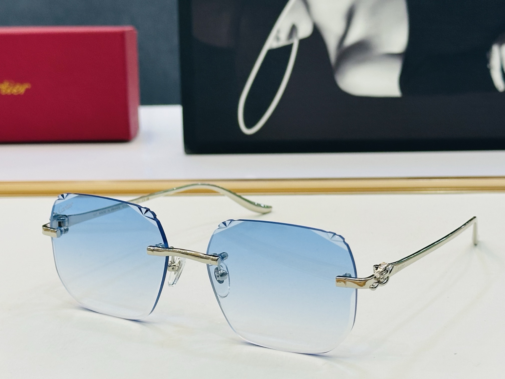 🆕 原版Cartie* 卡家 官网经典款 太阳镜 CT0731S Size：58口17-137 电镀工艺