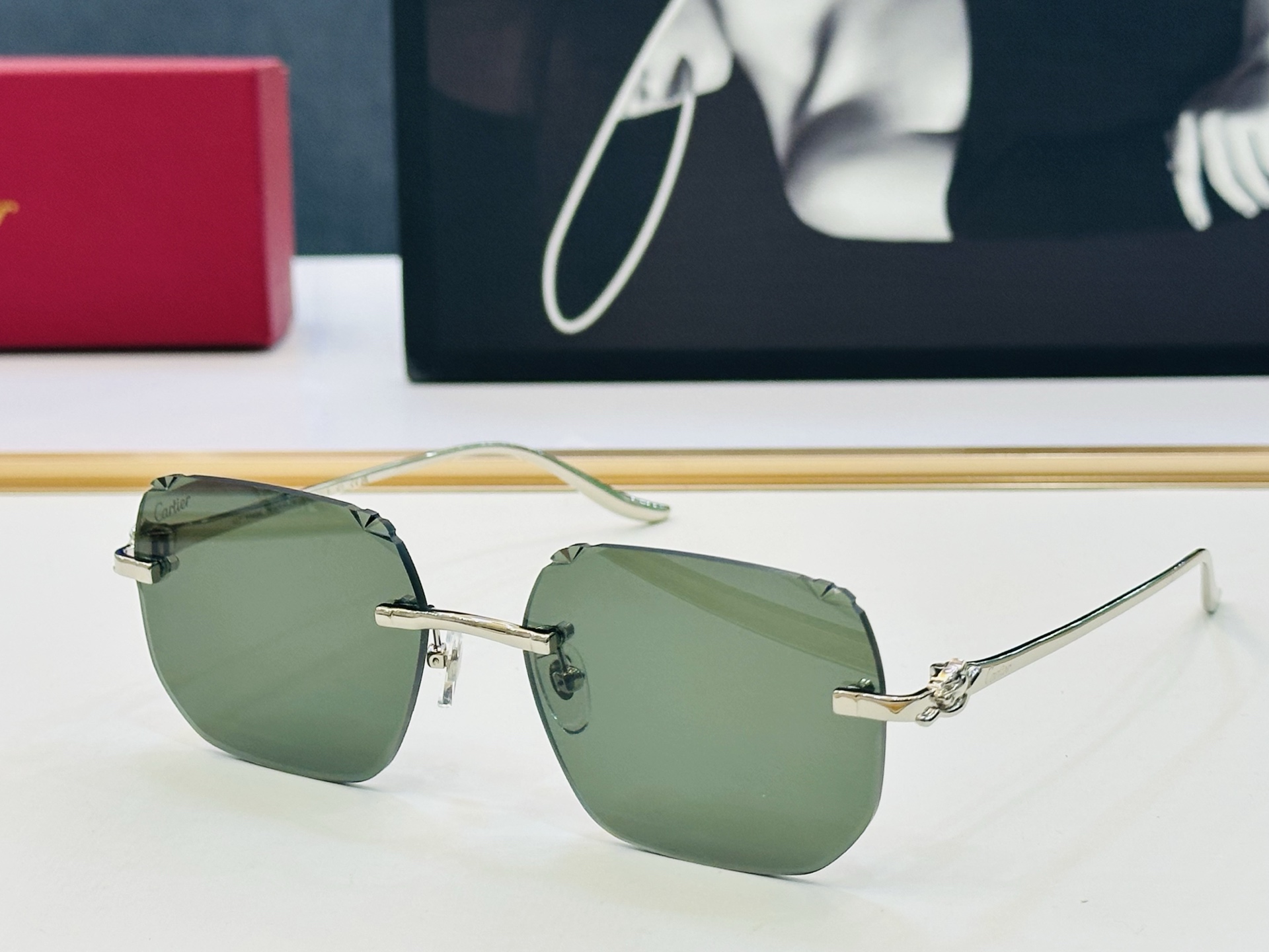 🆕 原版Cartie* 卡家 官网经典款 太阳镜 CT0731S Size：58口17-137 电镀工艺