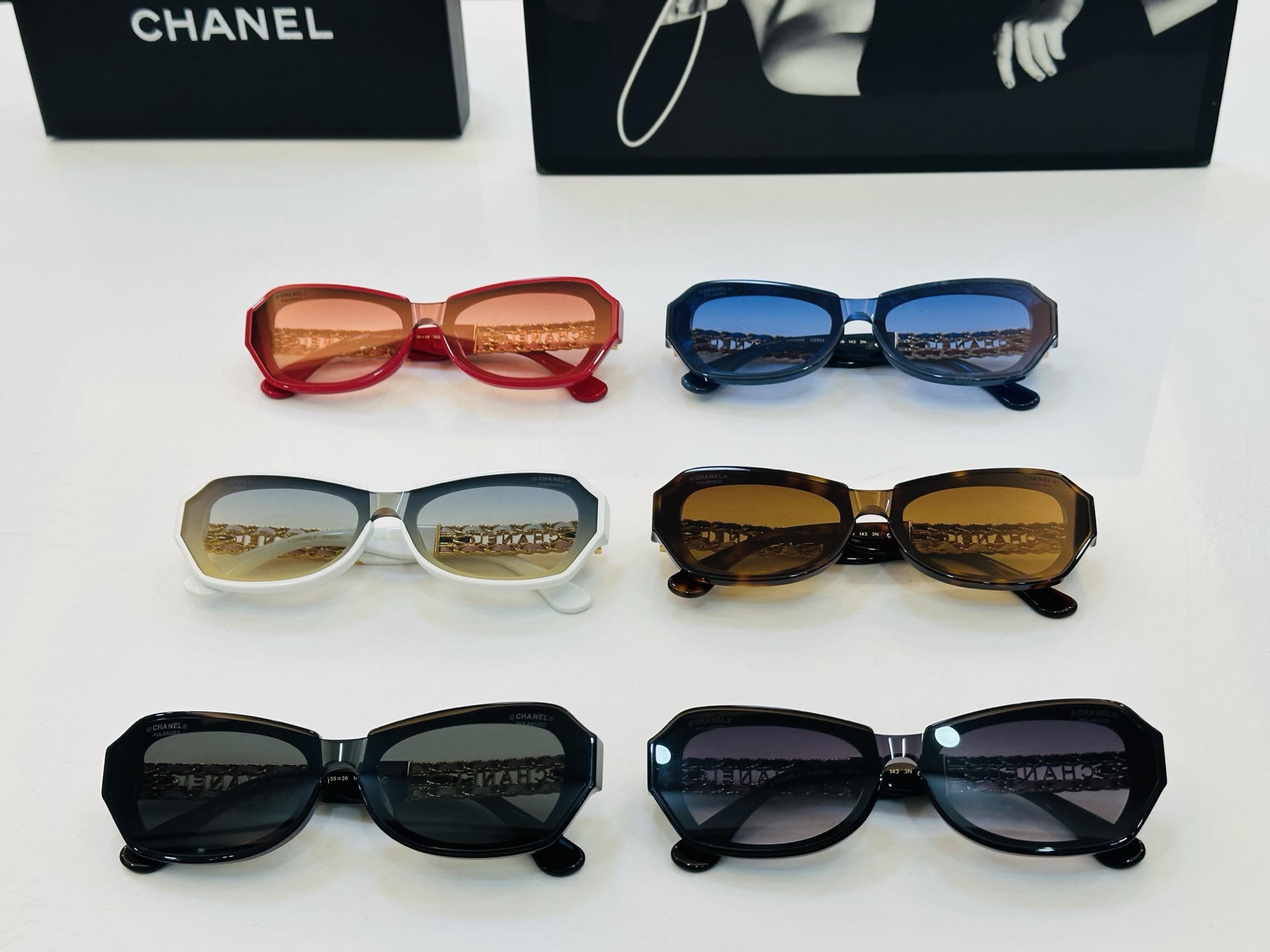 🆕 【CHANE*/香家】MODEL:CH5538 size：55口20-143 💅🏻💓XL太阳镜