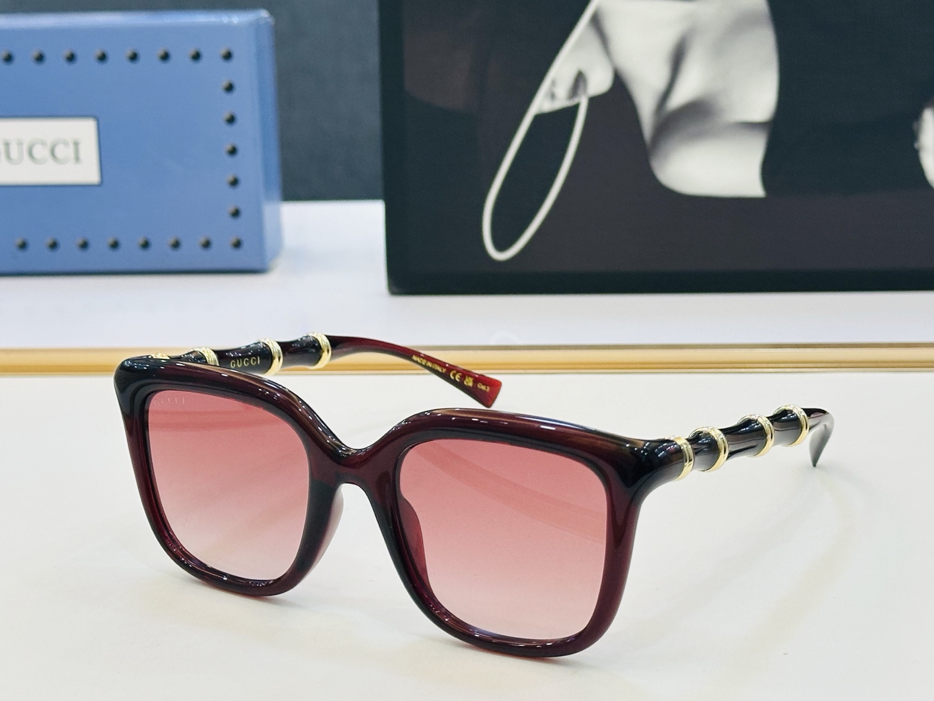 GUCC* 古家 GG2058S 🐝🐝系列 Size：52口21-140 🍁🍁 W超绝品质 。