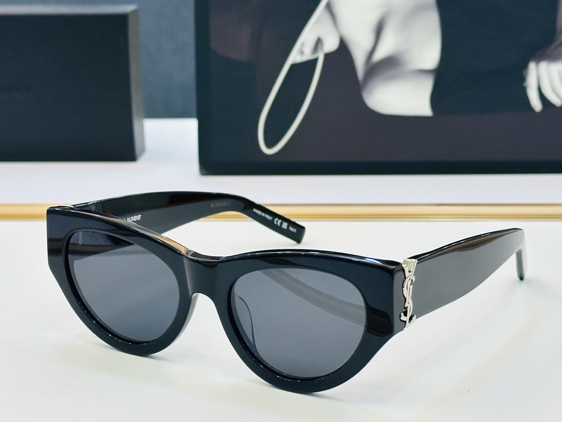 网红爆款 圣罗兰💫SL M94 💫Size：53口20-145 金属款设计 J俏皮甜美质感超好