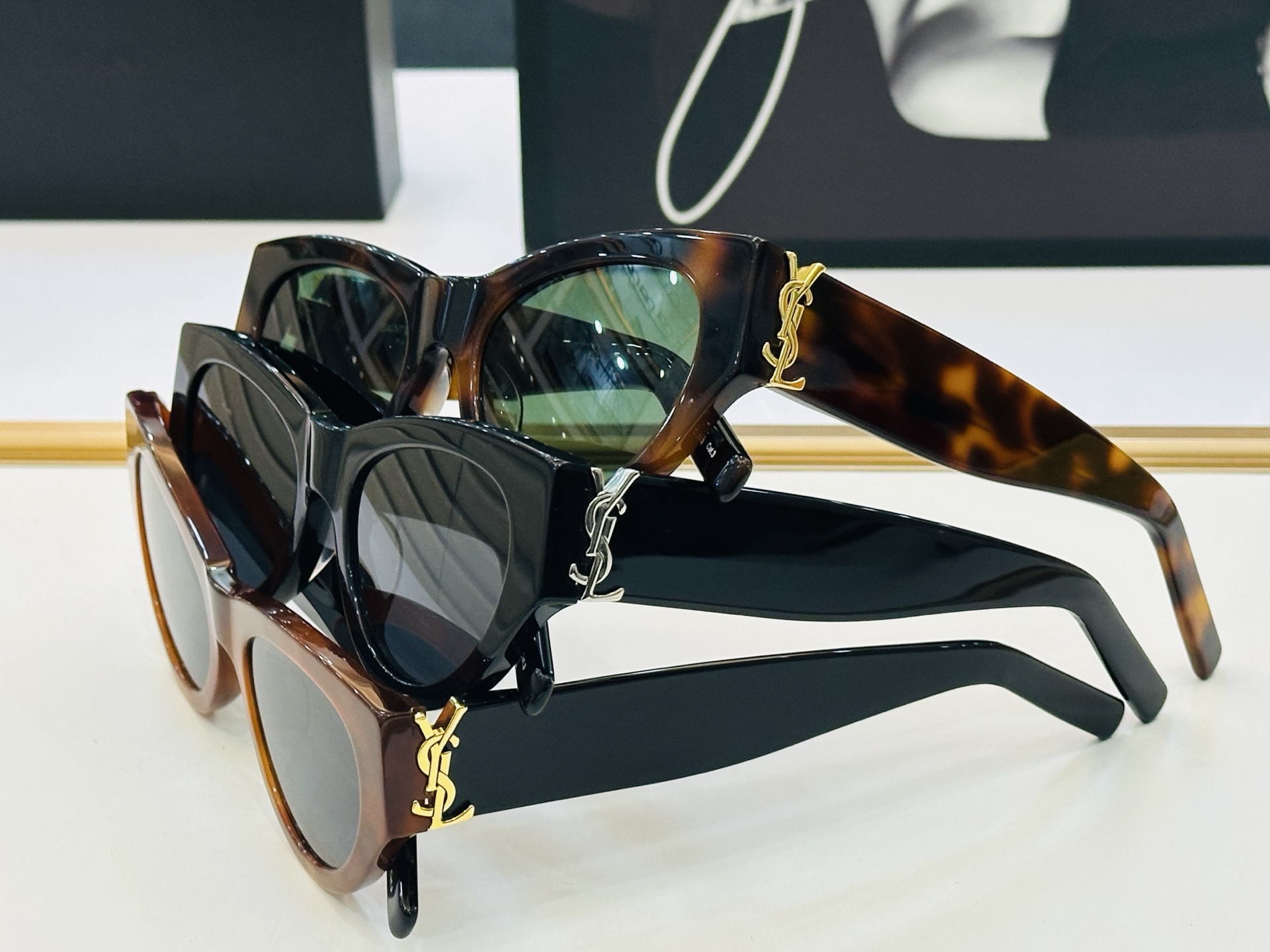 网红爆款 圣罗兰💫SL M94 💫Size：53口20-145 金属款设计 J俏皮甜美质感超好