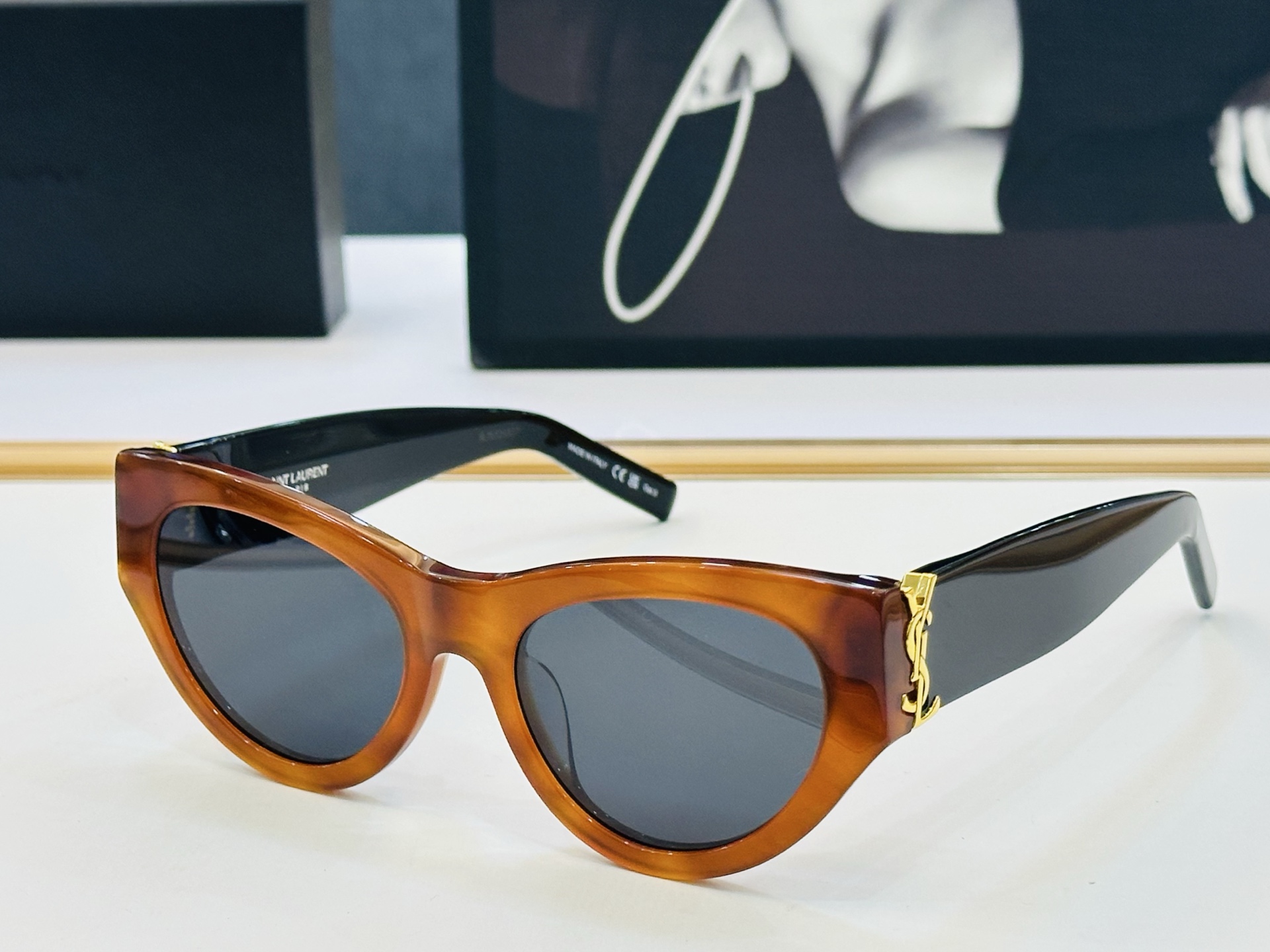 网红爆款 圣罗兰💫SL M94 💫Size：53口20-145 金属款设计 J俏皮甜美质感超好