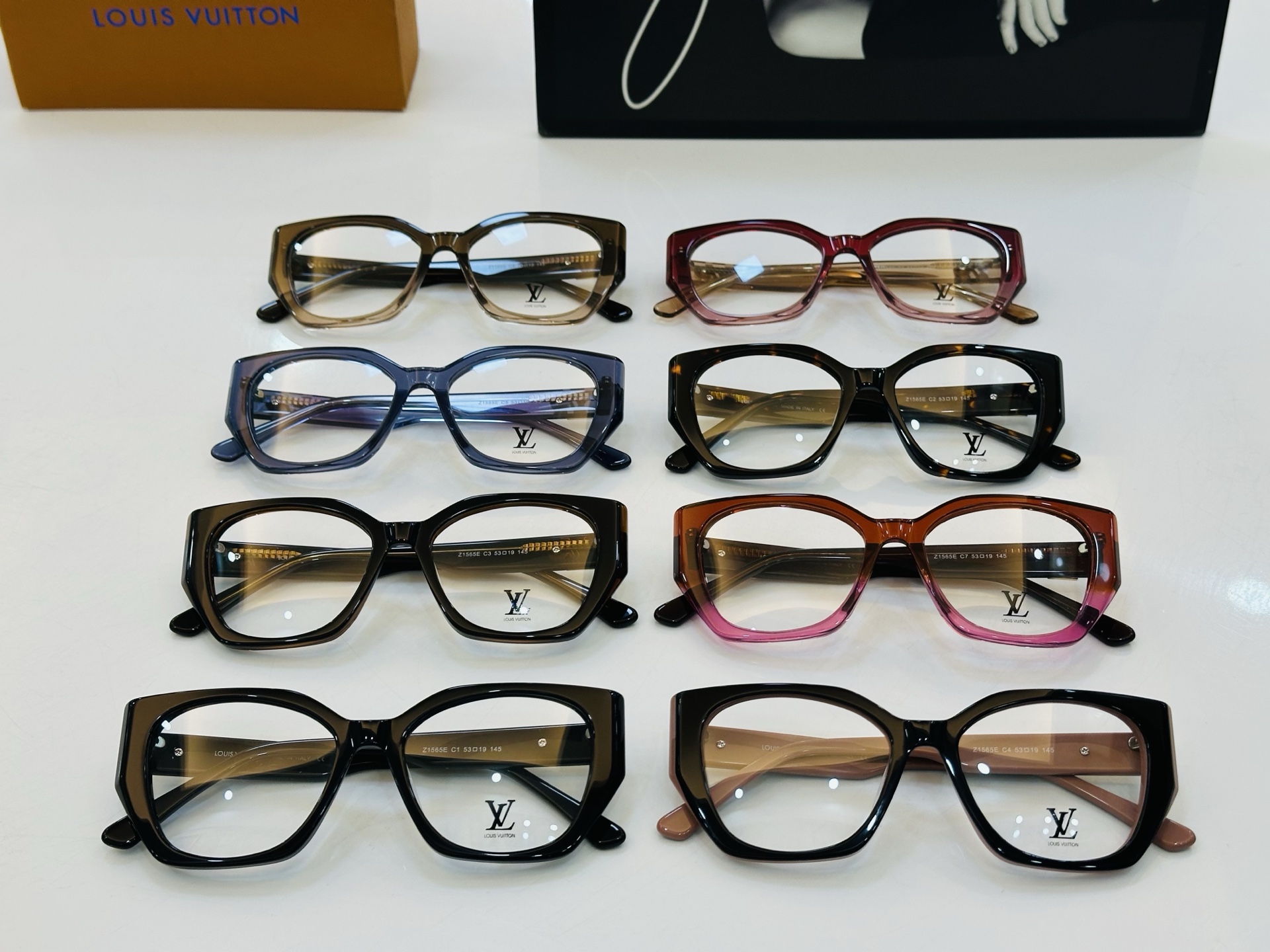 🎉🎉路易家 Z1565E 🔻🔻Size：53口19-145 🔰经典再现 板材框 Z配光架 配戴舒适 🆕
