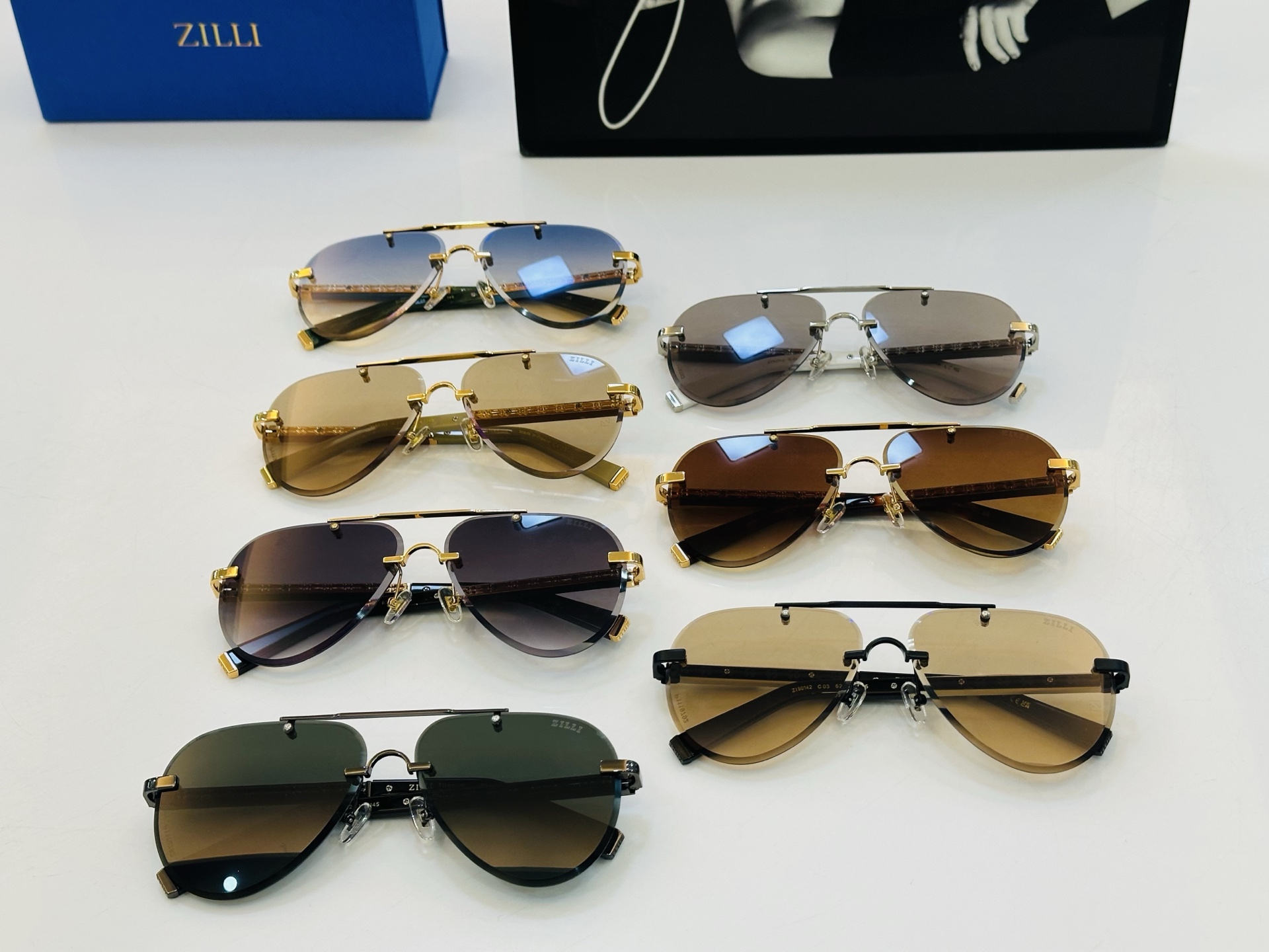 潮牌 ‼️ZILL*爆款 MODEL: ZI80142 💚💚💚SIZE: 62口14-145 💚💚bm时