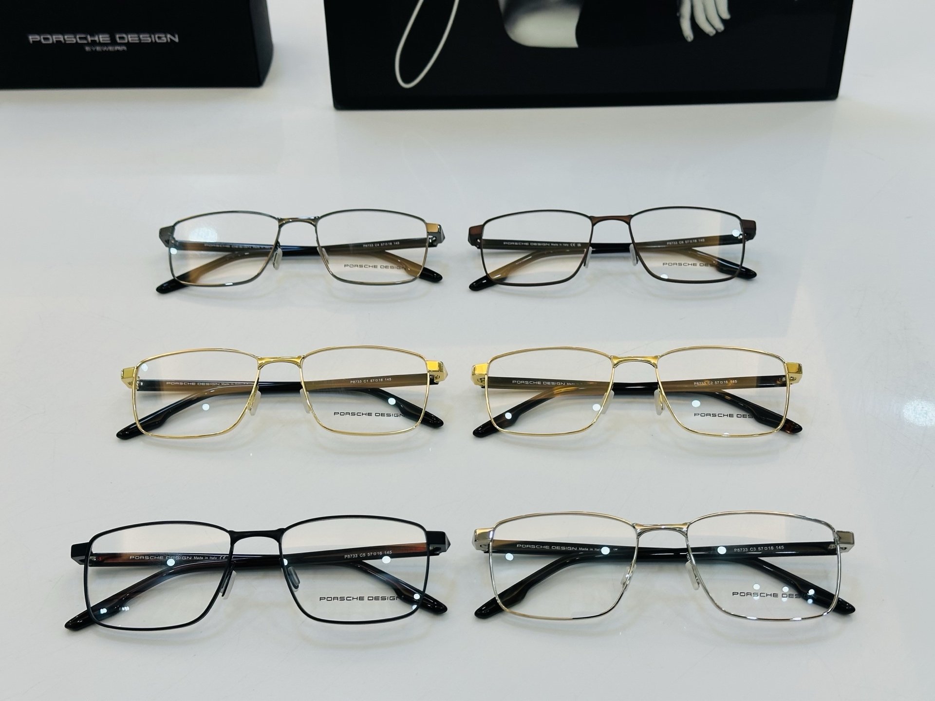 🌞保时家 Size：57口16-145 高档金属 💝[得意]超轻款 Z配光镜