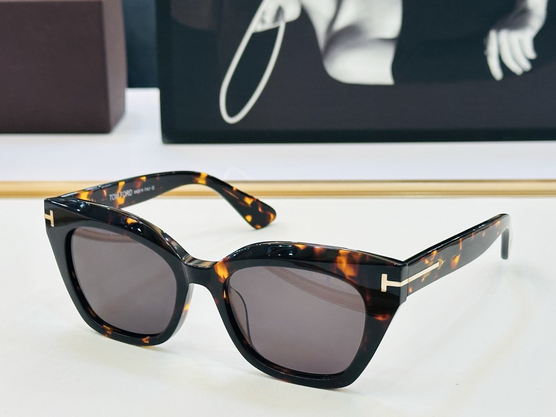 🎉TOM FOR*🎉汤姆家 Model: FT1031 Size：52口18-140 时尚框 板材太阳镜