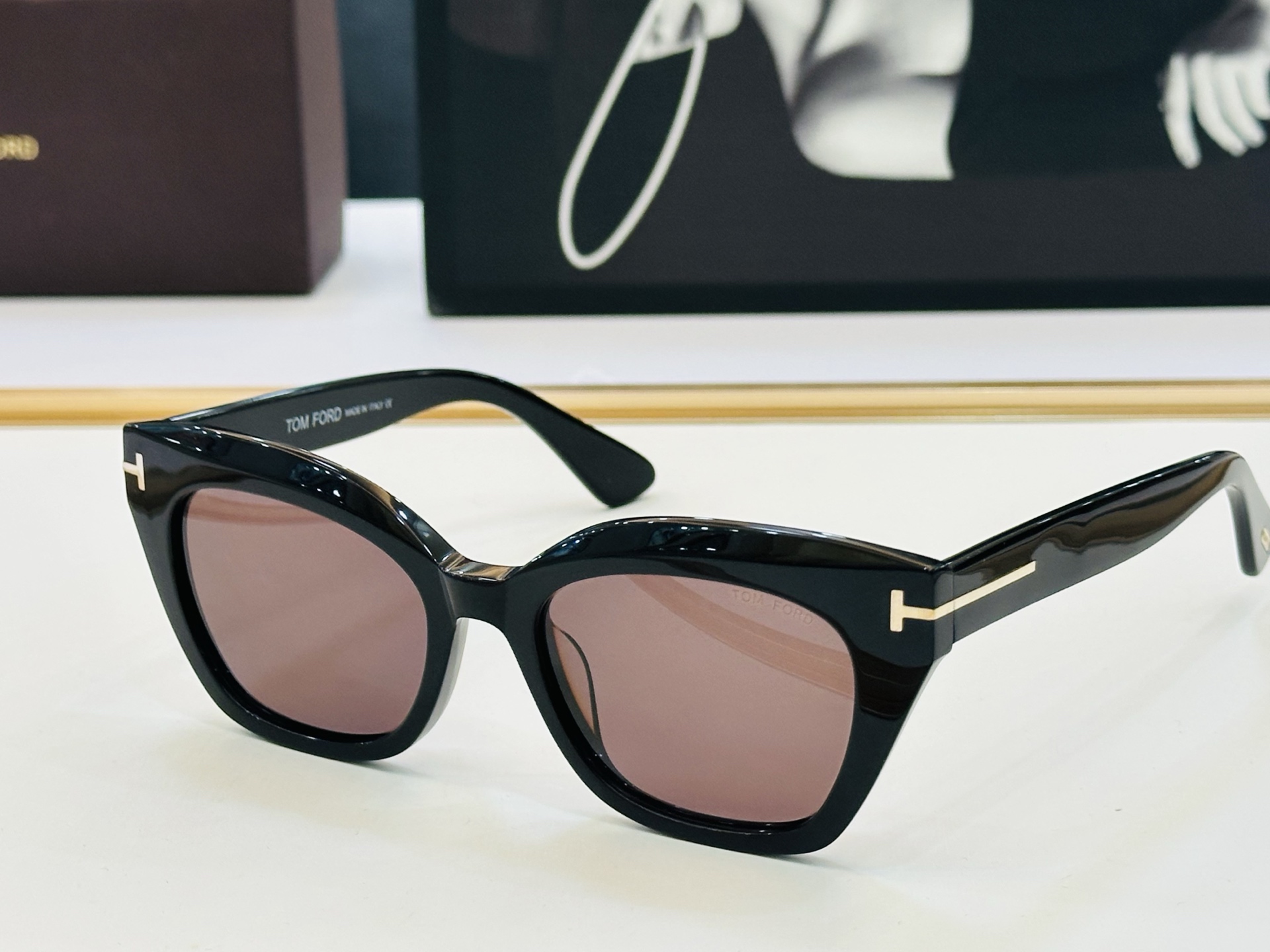 🎉TOM FOR*🎉汤姆家 Model: FT1031 Size：52口18-140 时尚框 板材太阳镜