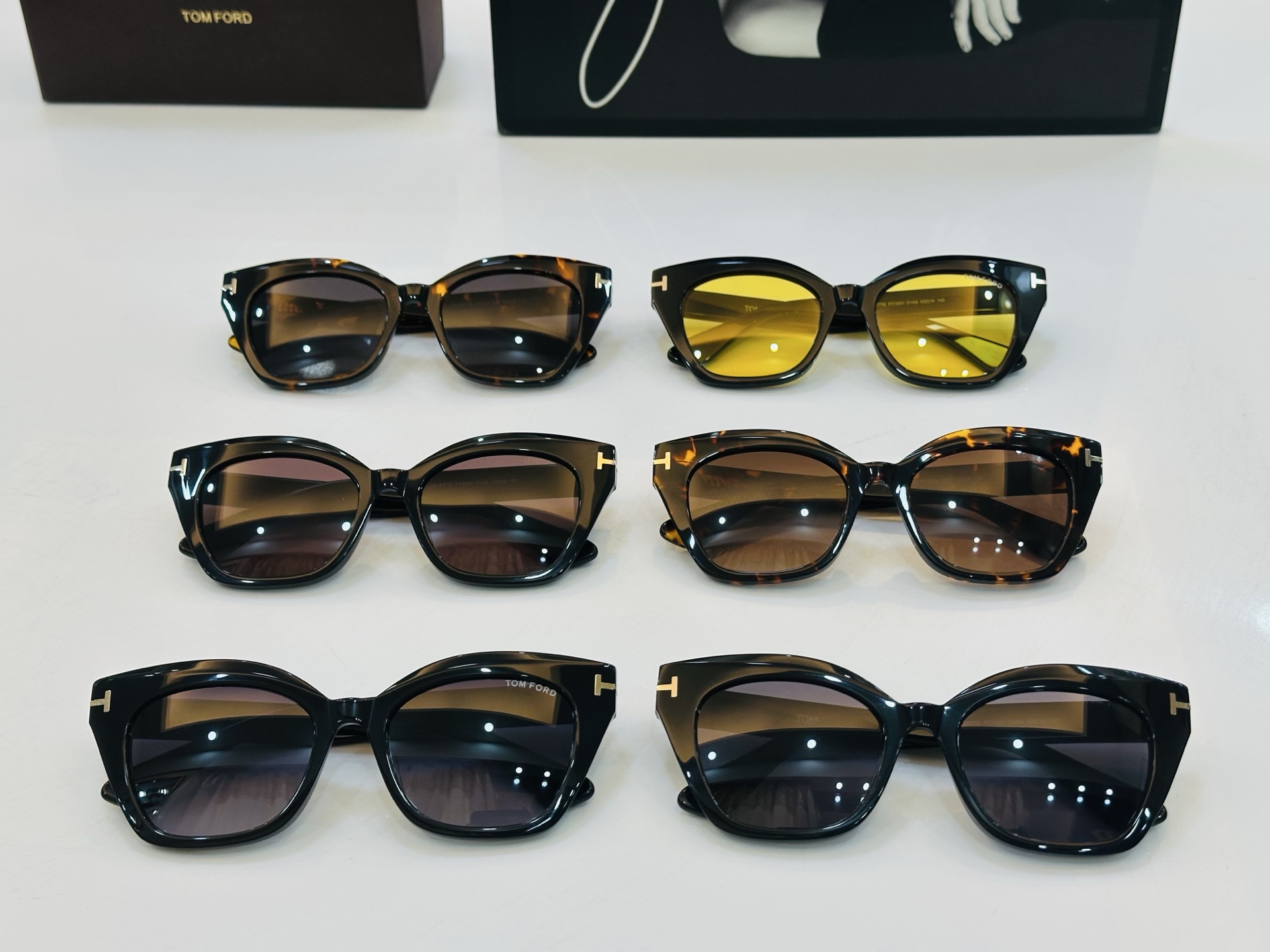 🎉TOM FOR*🎉汤姆家 Model: FT1031 Size：52口18-140 时尚框 板材太阳镜