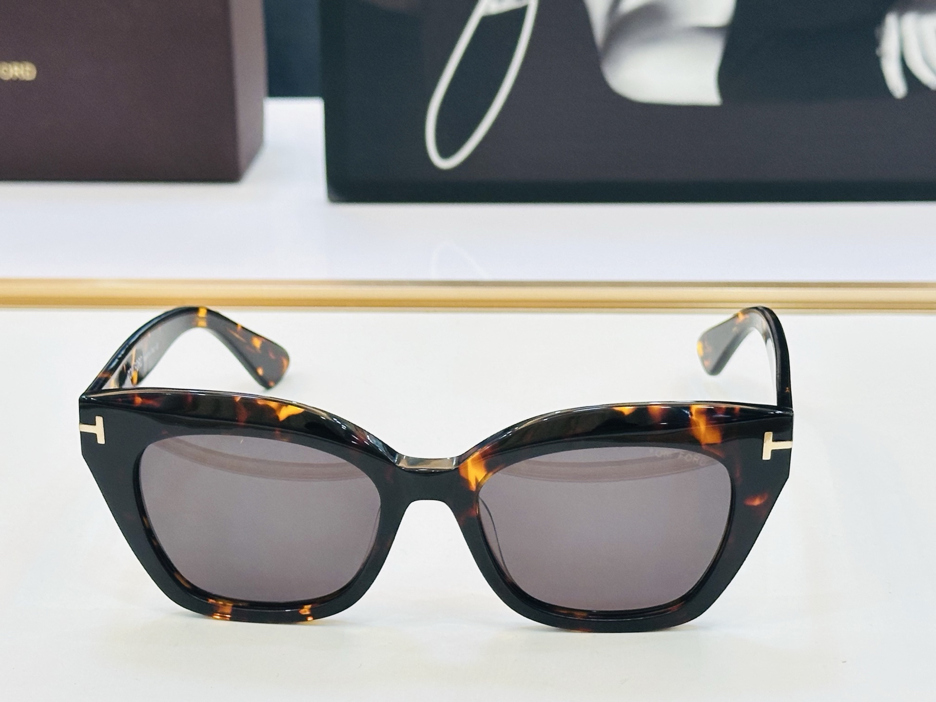 🎉TOM FOR*🎉汤姆家 Model: FT1031 Size：52口18-140 时尚框 板材太阳镜