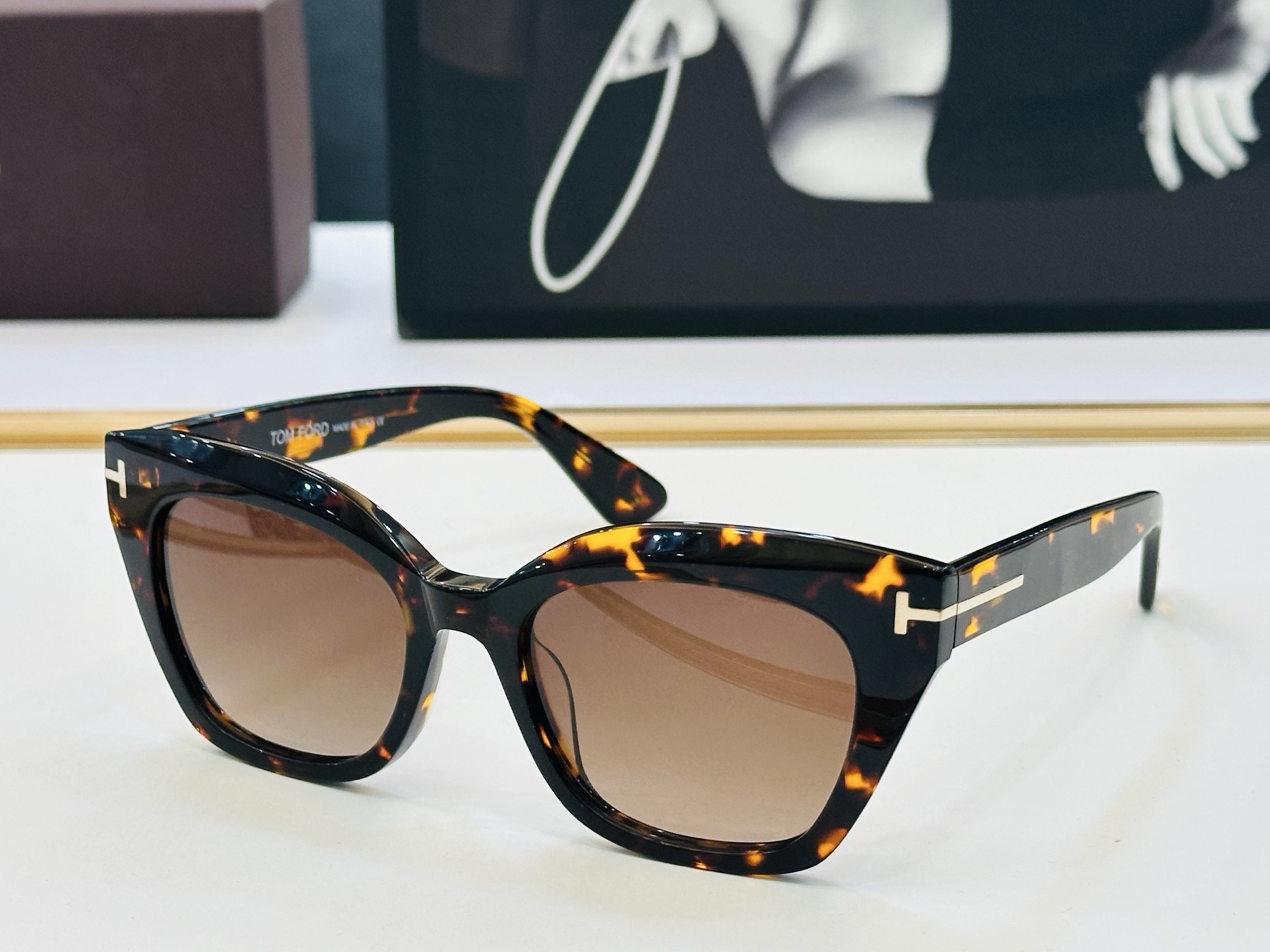 🎉TOM FOR*🎉汤姆家 Model: FT1031 Size：52口18-140 时尚框 板材太阳镜