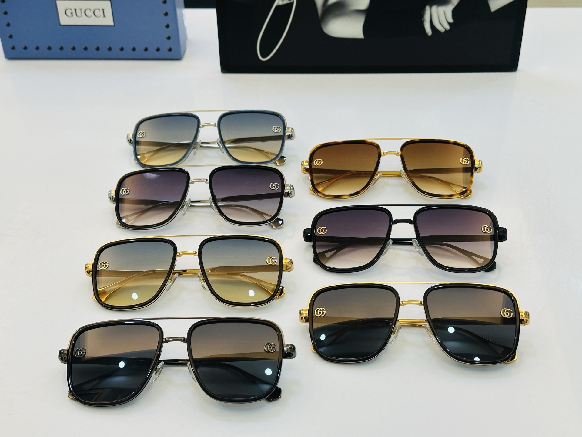 🔺GUCC*🔻 古家GG1469 Size：56口19-143 女士款 搭配镜框🔝🔝J时尚靓丽 个性十足