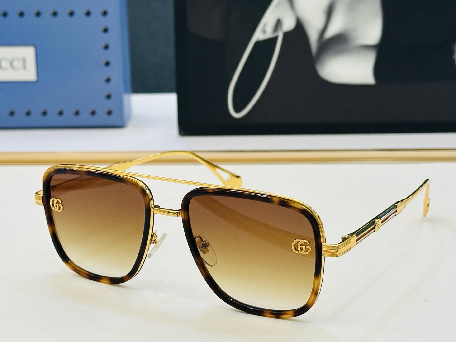 🔺GUCC*🔻 古家GG1469 Size：56口19-143 女士款 搭配镜框🔝🔝J时尚靓丽 个性十足