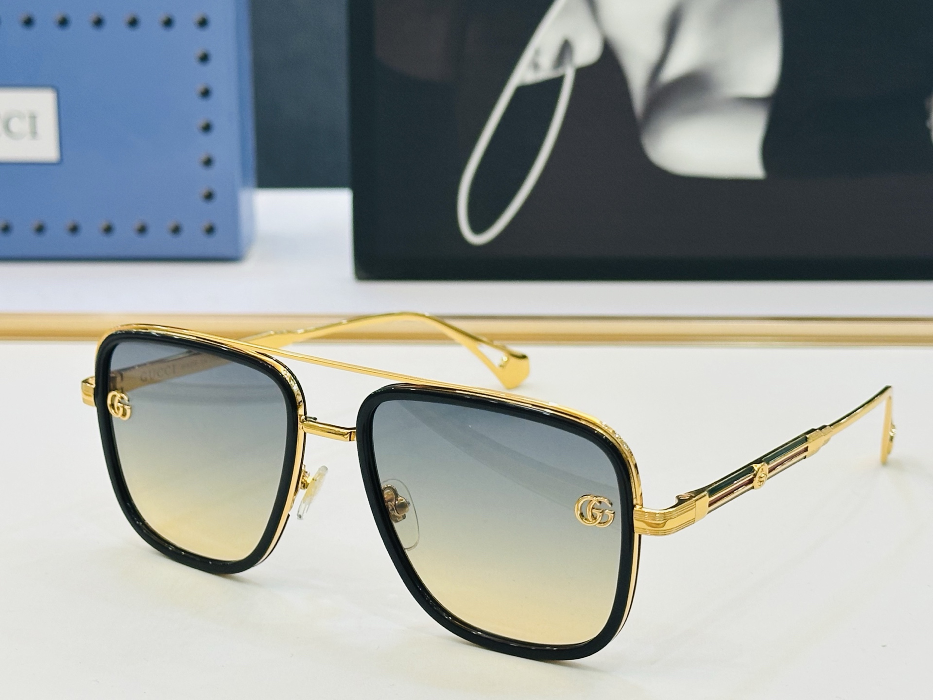 🔺GUCC*🔻 古家GG1469 Size：56口19-143 女士款 搭配镜框🔝🔝J时尚靓丽 个性十足