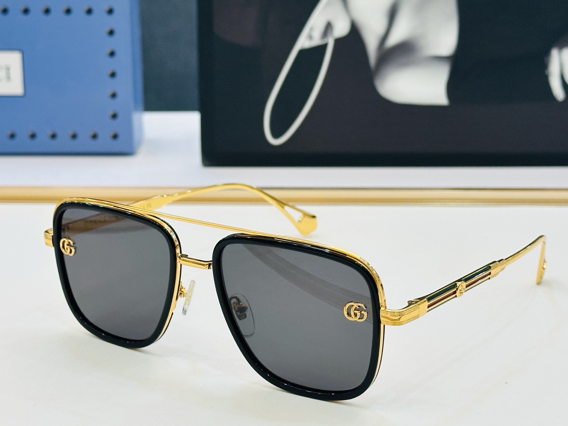 🔺GUCC*🔻 古家GG1469 Size：56口19-143 女士款 搭配镜框🔝🔝J时尚靓丽 个性十足