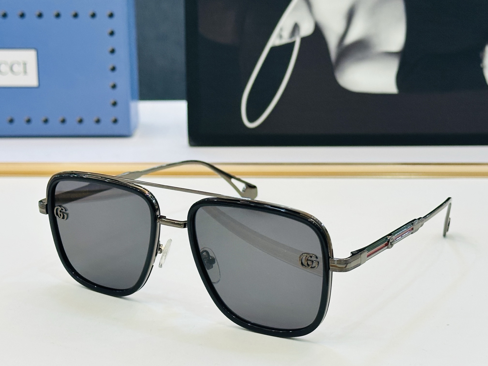 🔺GUCC*🔻 古家GG1469 Size：56口19-143 女士款 搭配镜框🔝🔝J时尚靓丽 个性十足