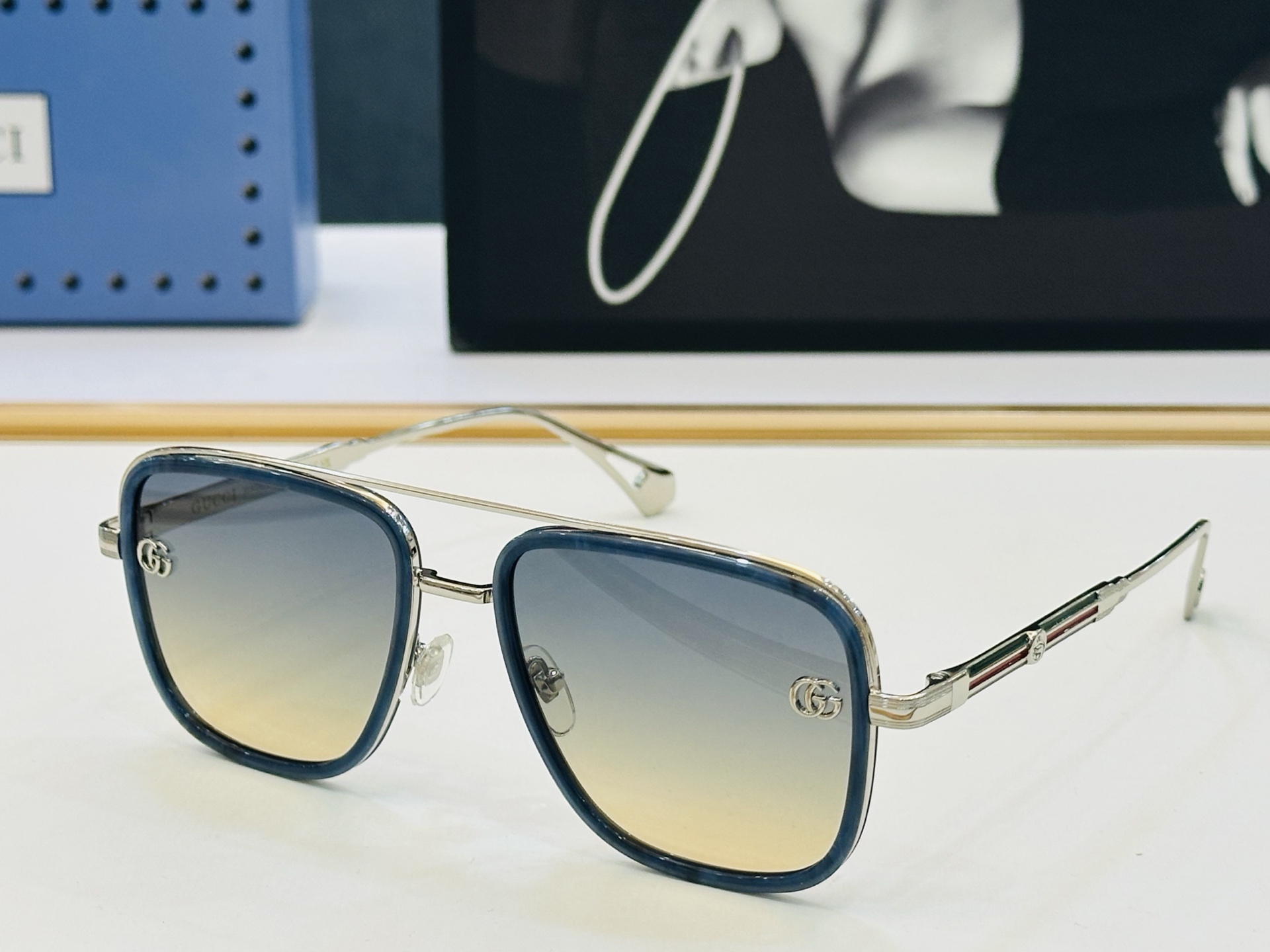 🔺GUCC*🔻 古家GG1469 Size：56口19-143 女士款 搭配镜框🔝🔝J时尚靓丽 个性十足