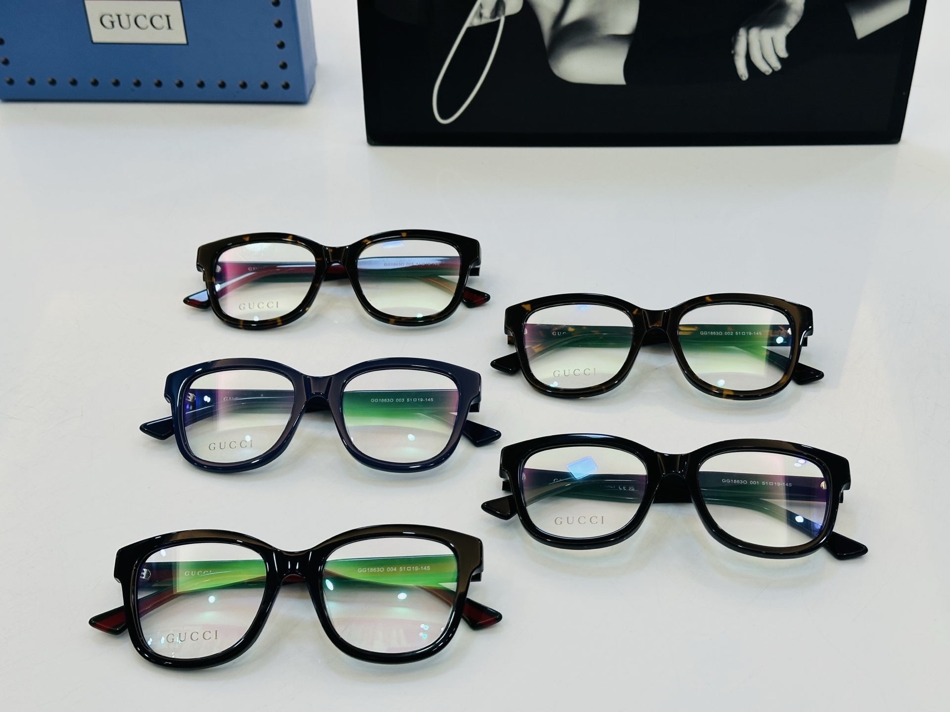 GUCCl*古家 时尚太阳镜 GG1863O Size：51口19-145 🎈超时尚☀☀💝🙏 L完美板材