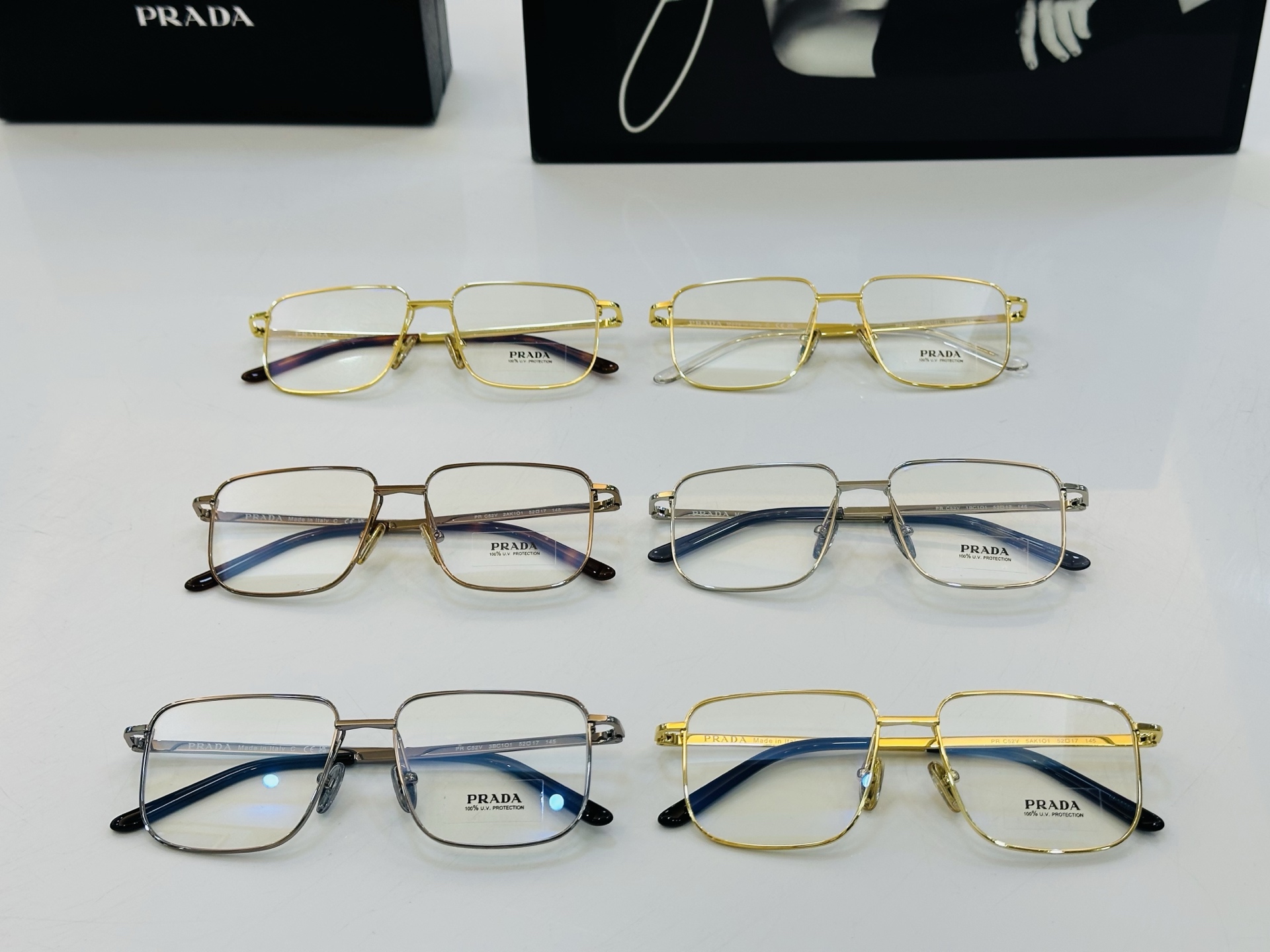 🔺PRAD*🔻普家 PR C52V Size：52口17-145 眼镜系列堪称精湛制作 彰显独特个 一 